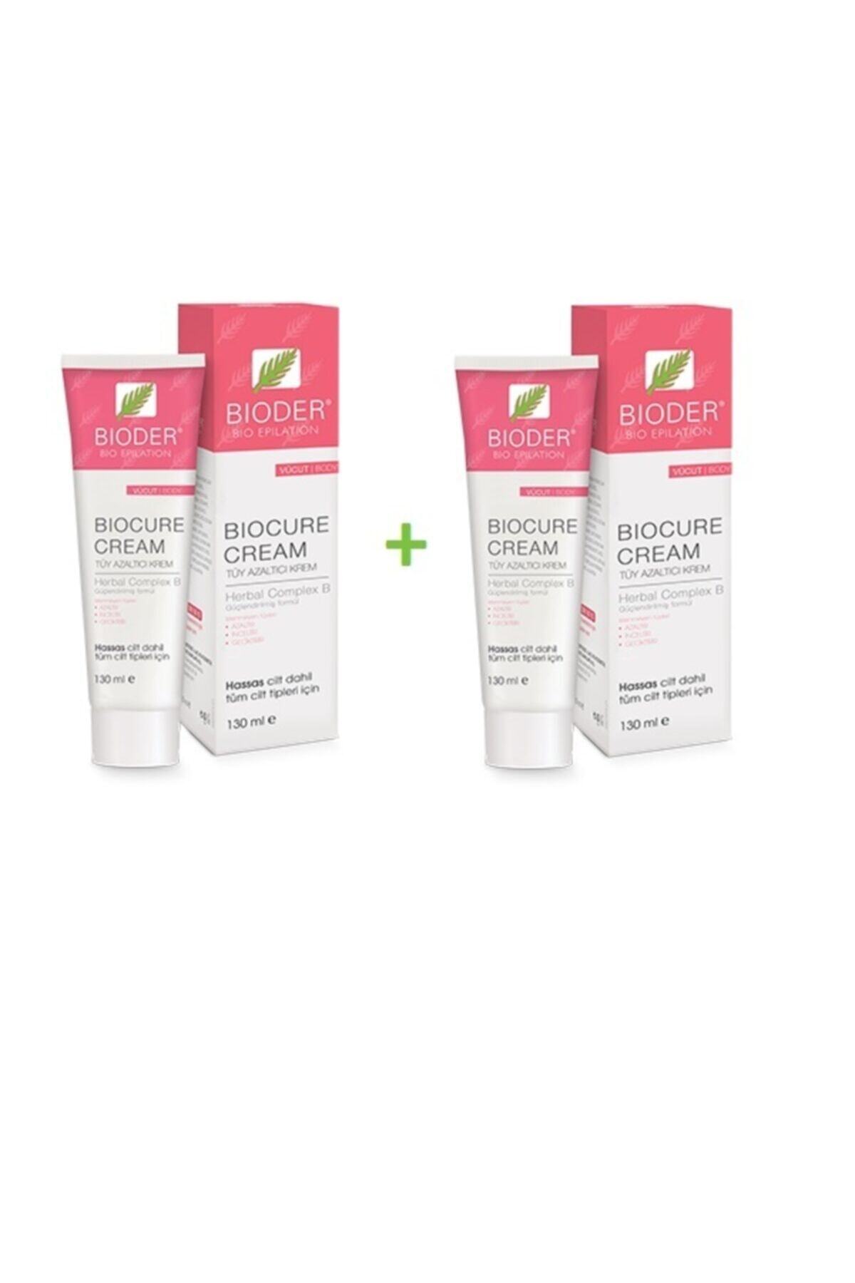 Bioder Vücut Bölgesi Için Bitkisel Tüy Azaltıcı Krem 130 ml x 2 Adet