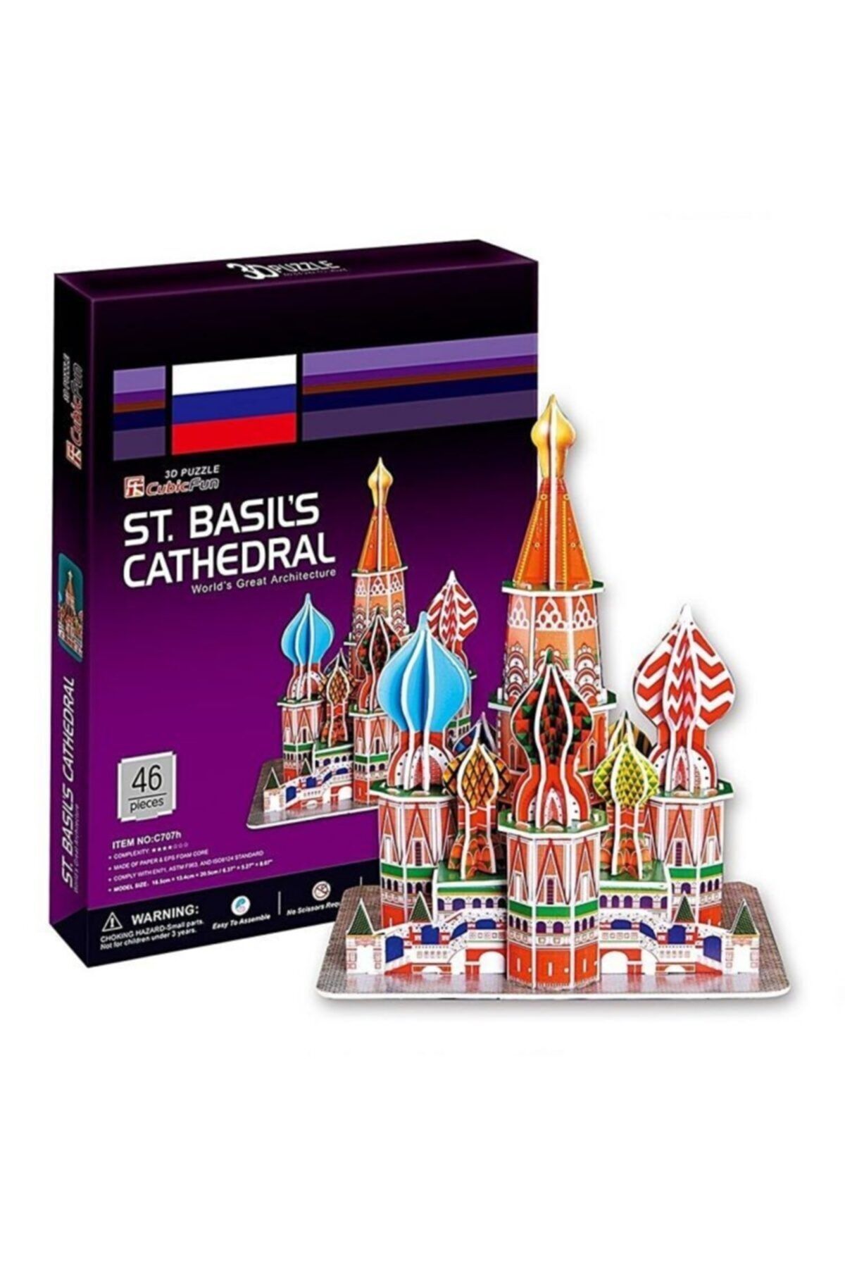 Cubic Fun St.Basil'S Cathedral 3D Puzzle