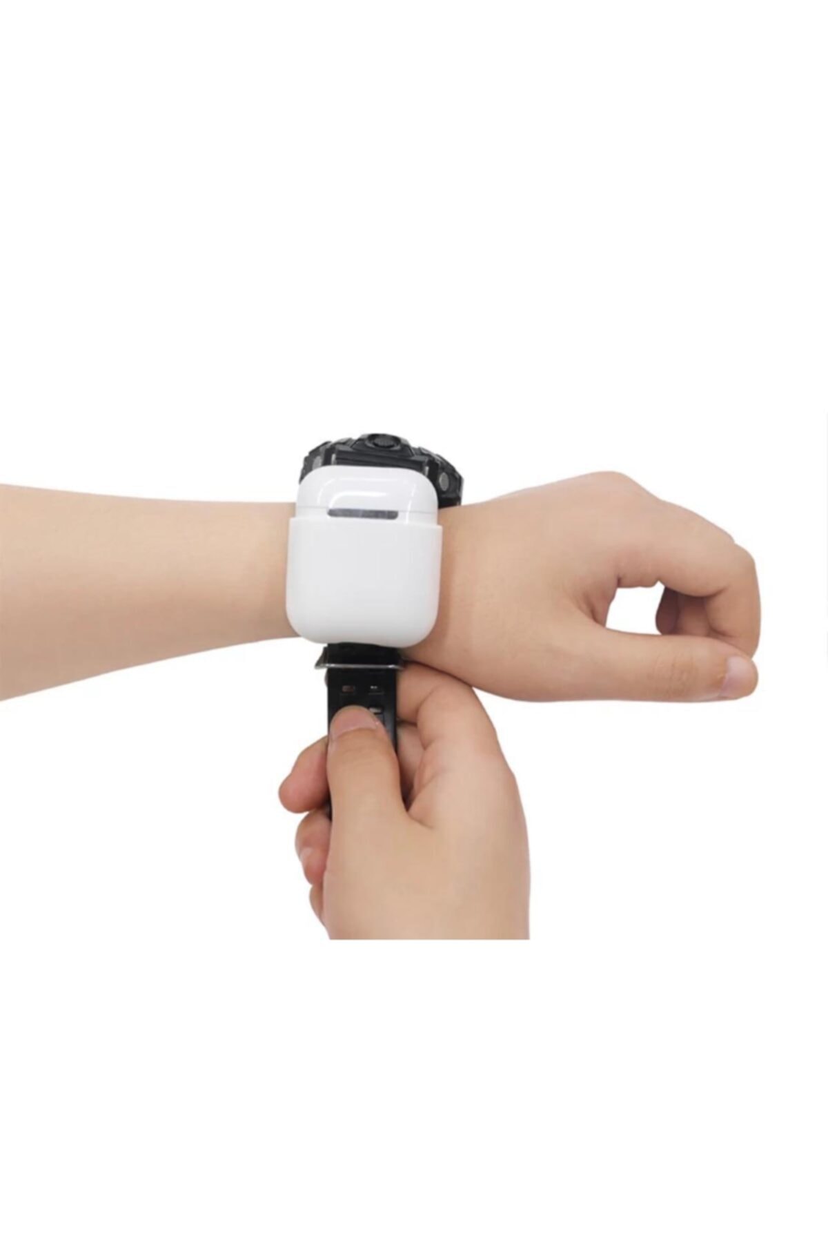Ambalaj Atölyesi Saat Bilekliği Uyumlu Silikon Airpods Kılıf
