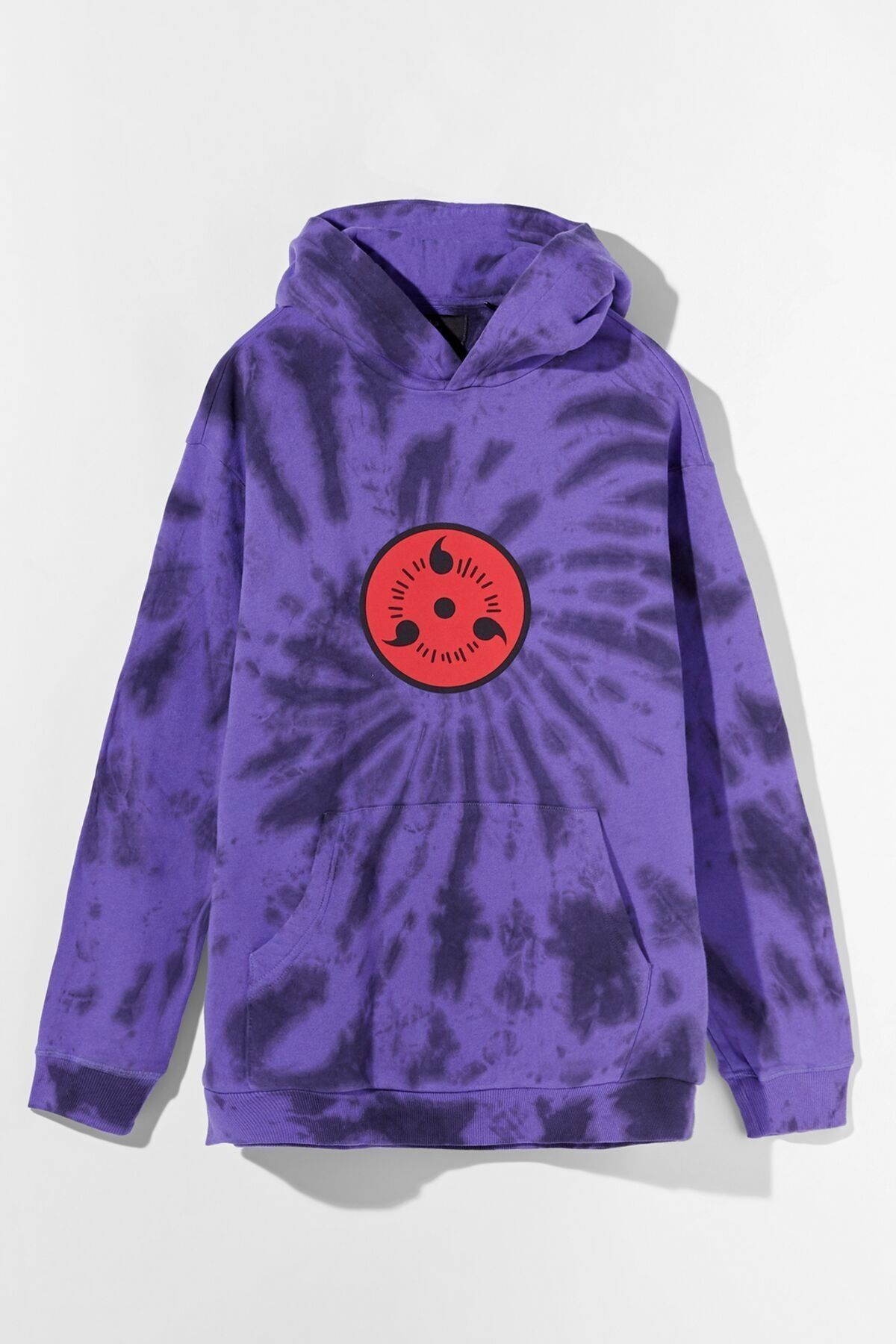 bershka erkek mor naruto batik desenli kapusonlu sweatshirt fiyati yorumlari trendyol