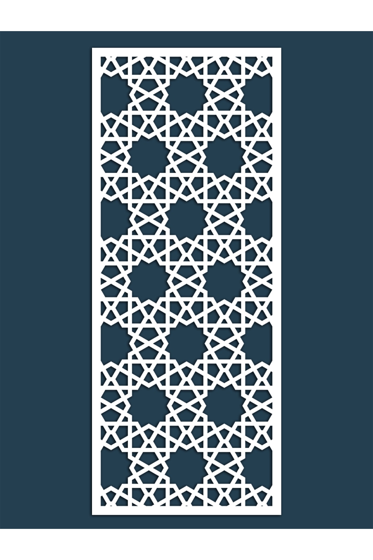 Liar Dekor Liar Ahşap Seperatör (Paravan) - KSP-211 - (10 mm) - (69 cm x 139 cm) - (Beyaz)