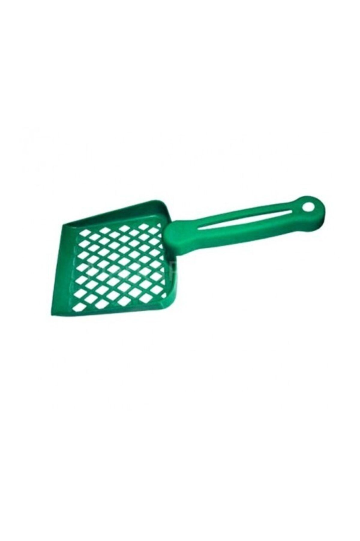 HEESSTORE Çiftsan Topaklanan Kedi Kumu Için Kürek 25 Cm*11 Cm Yeşil