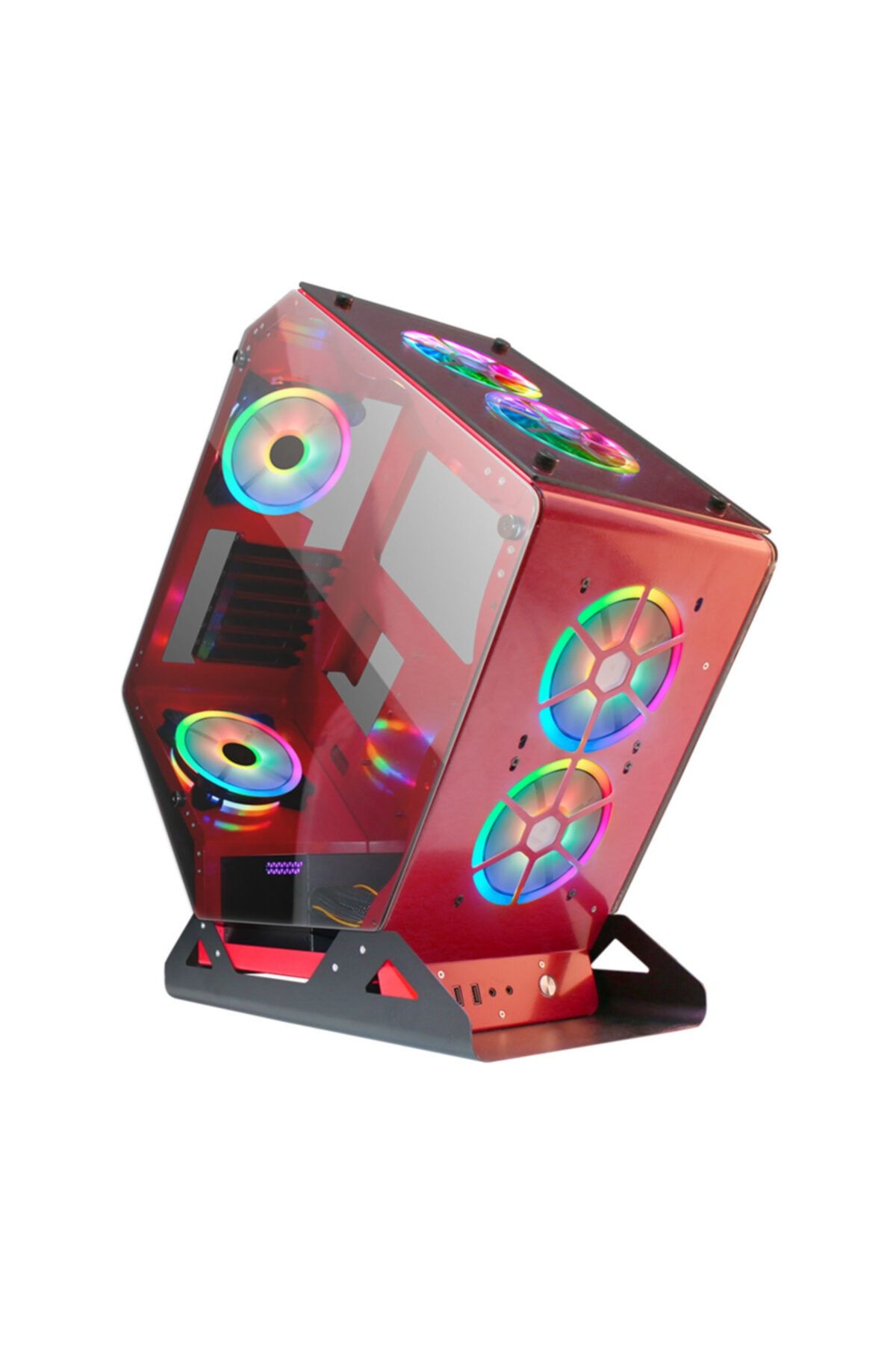 DRAGOS Cage (Fansız) USB 3.0 600W 80+ Plus ATX Gaming Bilgisayar Kasası