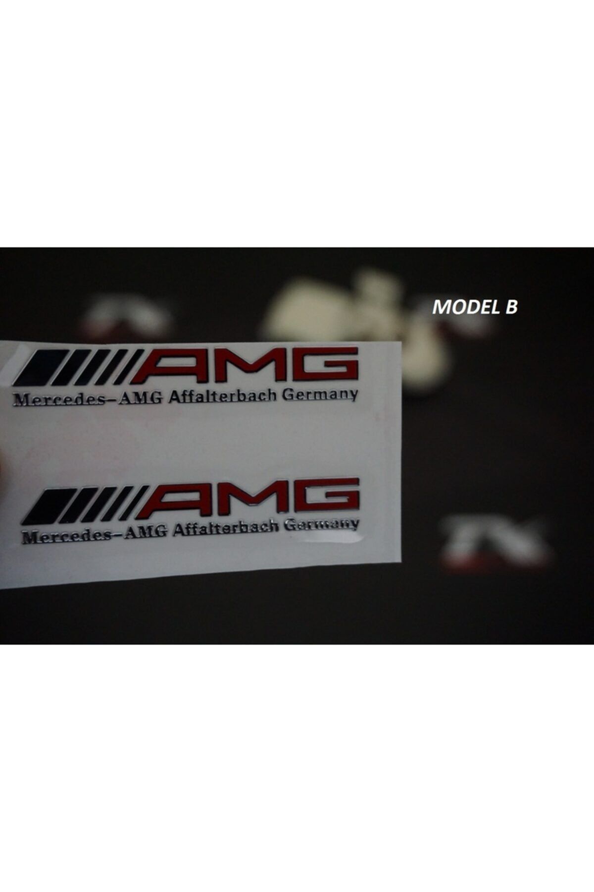 MERCEDES Benz Amg Affalterbach Alüminyum Torpido Ayna Sticker