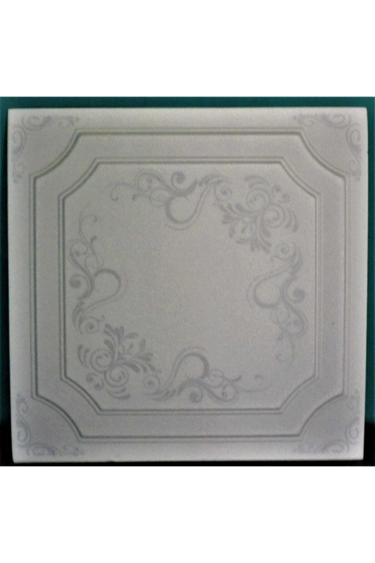 Delle Dekor Renkli Strafor Köpük Banyo Duvar Panel Modelleri 50x50 ( 8 Adet 2m2 )