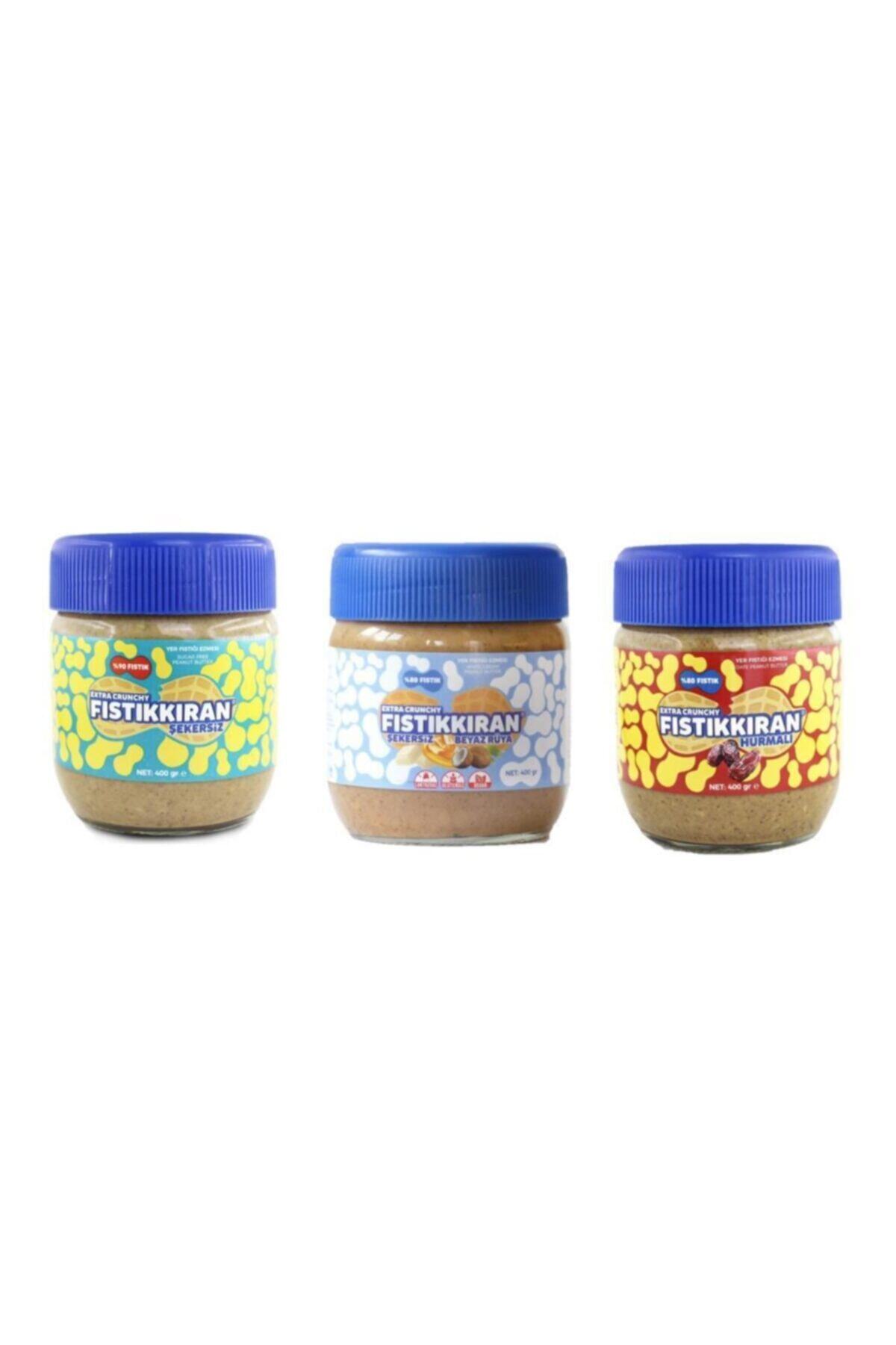 Fıstıkkıran Fısttıkkıran 3lü Set Hurma 400 Gr - Beyaz Rüya 400 Gr - Şekersiz 400 Gr.