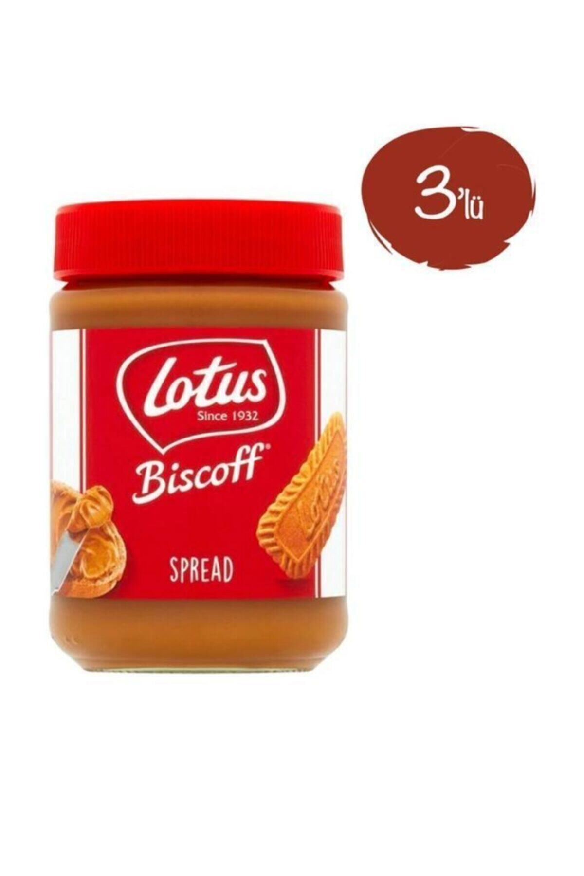 Lotus Biscoff Sürülebilir Karamelize Bisküvi Ezmesi 400 Gr*3 Adet