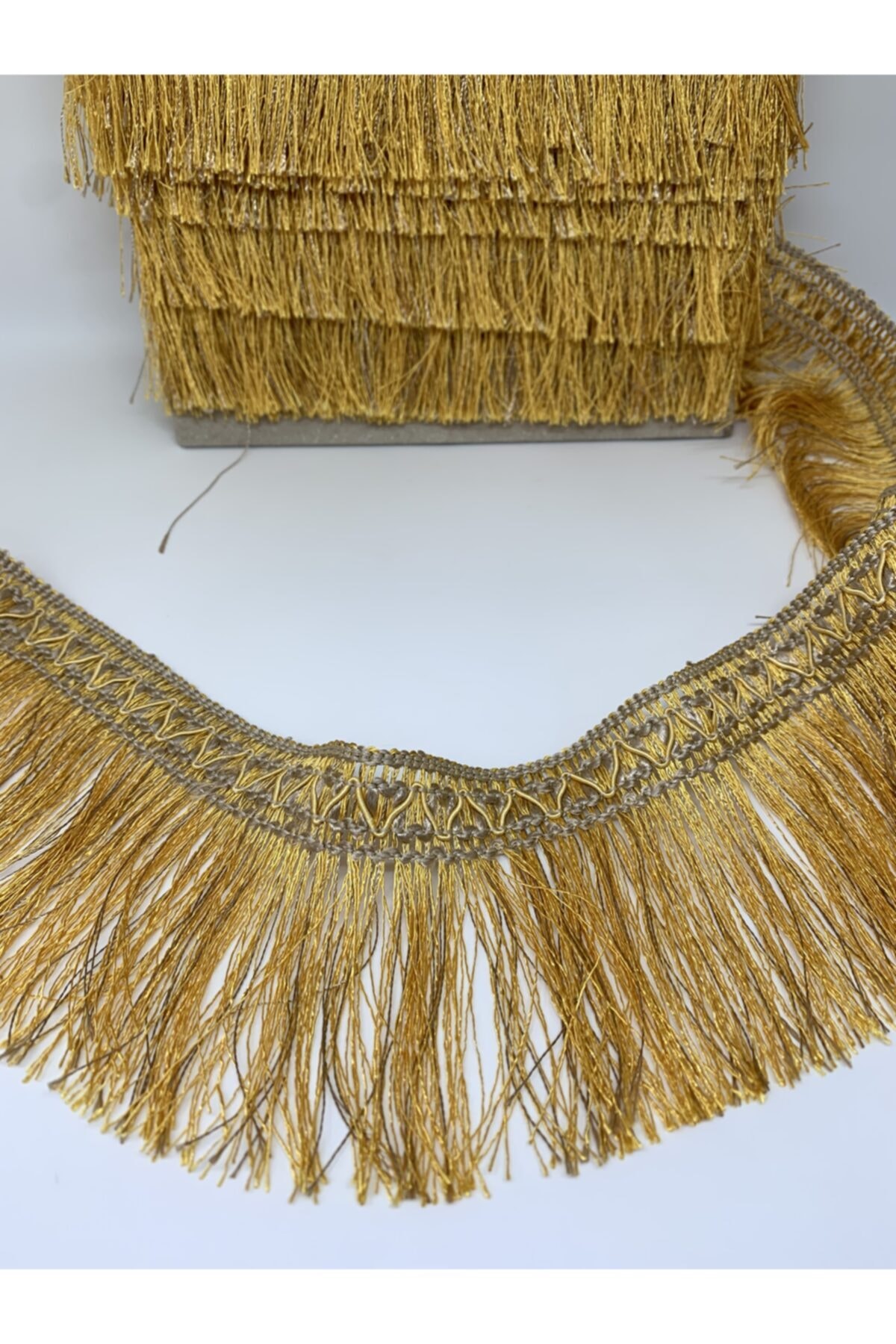 Rengarenk tuhafiye ve hobi Şerit Püskül 9cm 1mt