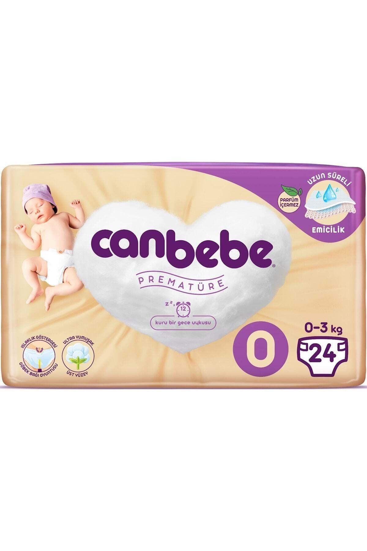Canbebe Bebek Bezi 0 Beden 24 Adet Yeni Doğan Prematüre
