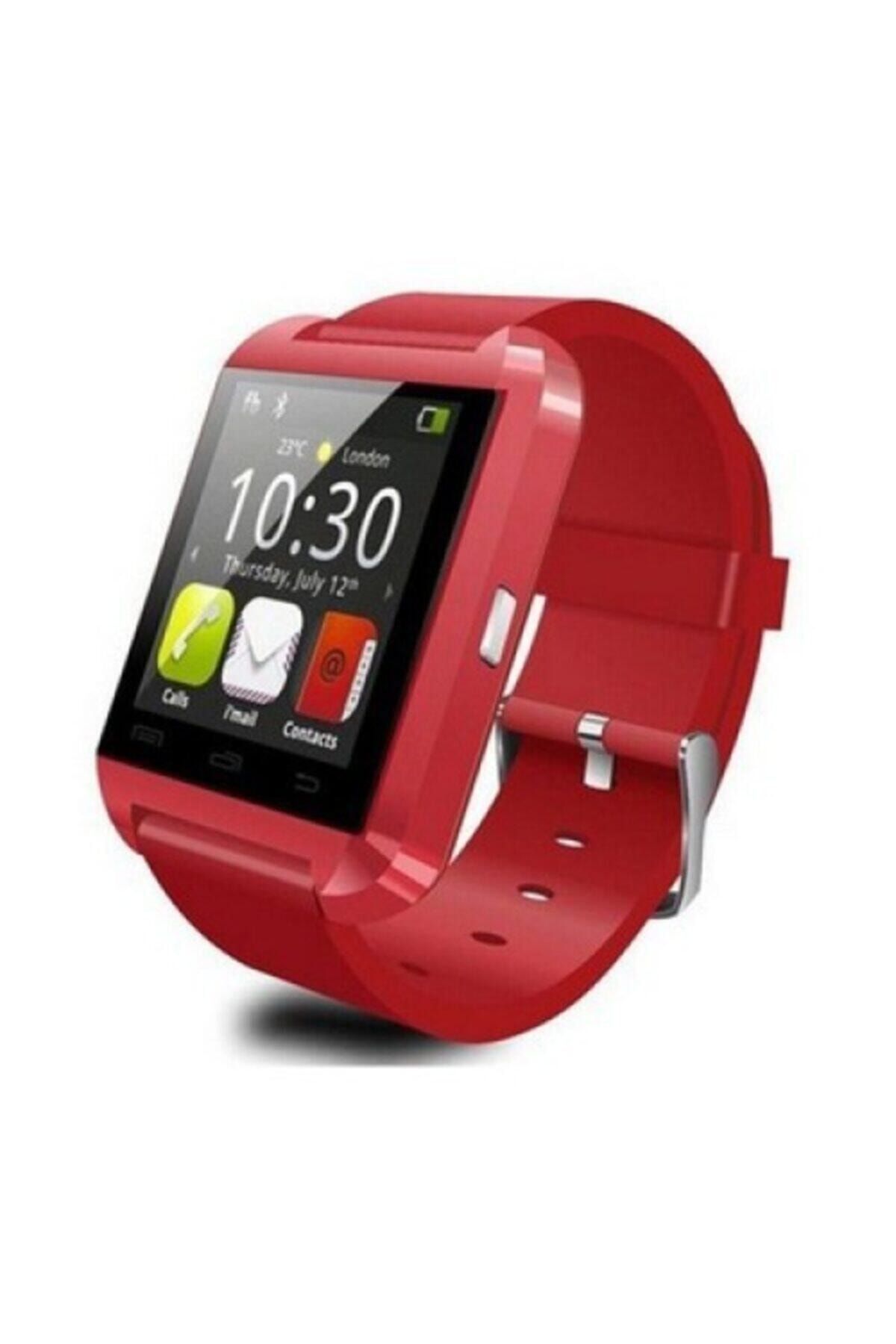 JUNGLEE U8 Akıllı Saat Smart Watch Ios/android Uyumlu Kırmızı