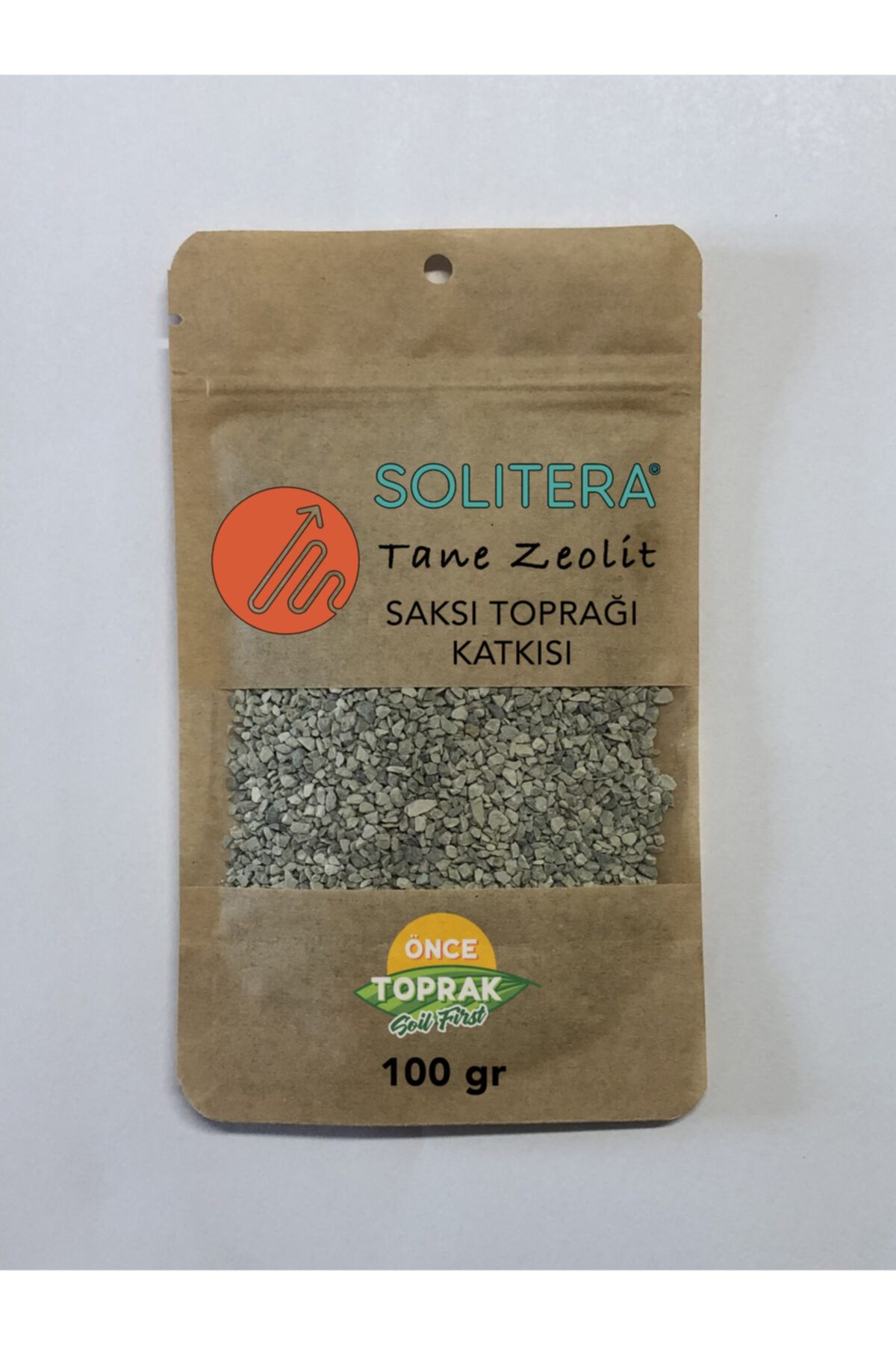 Solitera Tane Zeolit Doğal Volkanik Saksı Toprağı Organik Katkısı 100 gr