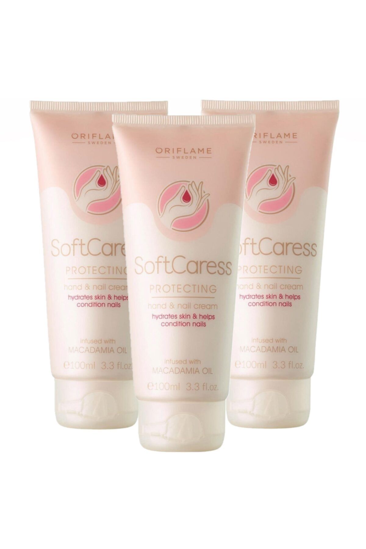 Oriflame Softcaress Koruyucu El Ve Tırnak Kremi 100 ml 3 Adet AKD471258162
