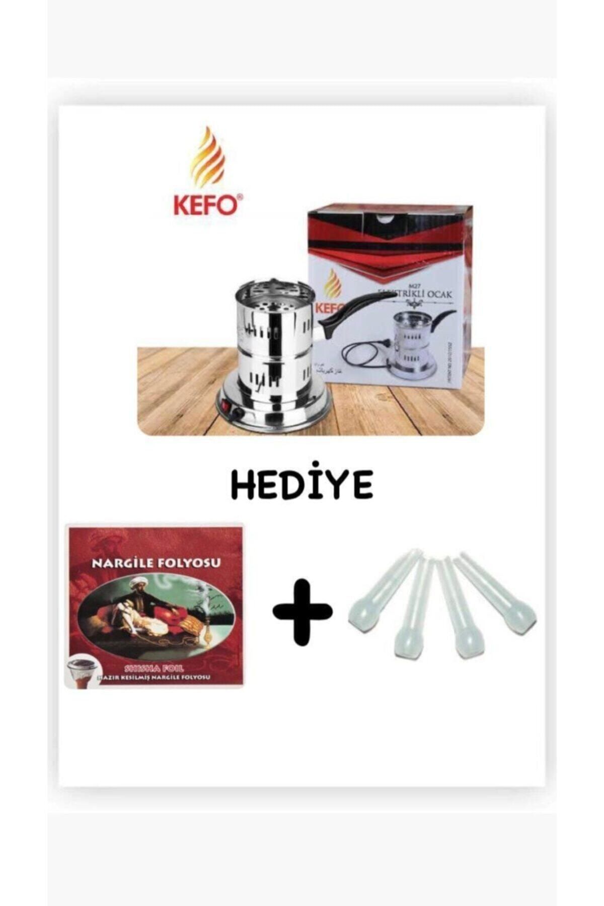 Kefo Nargile Elektrikli Ocak ve Köz Makinesi Sipsi+ Folyo
