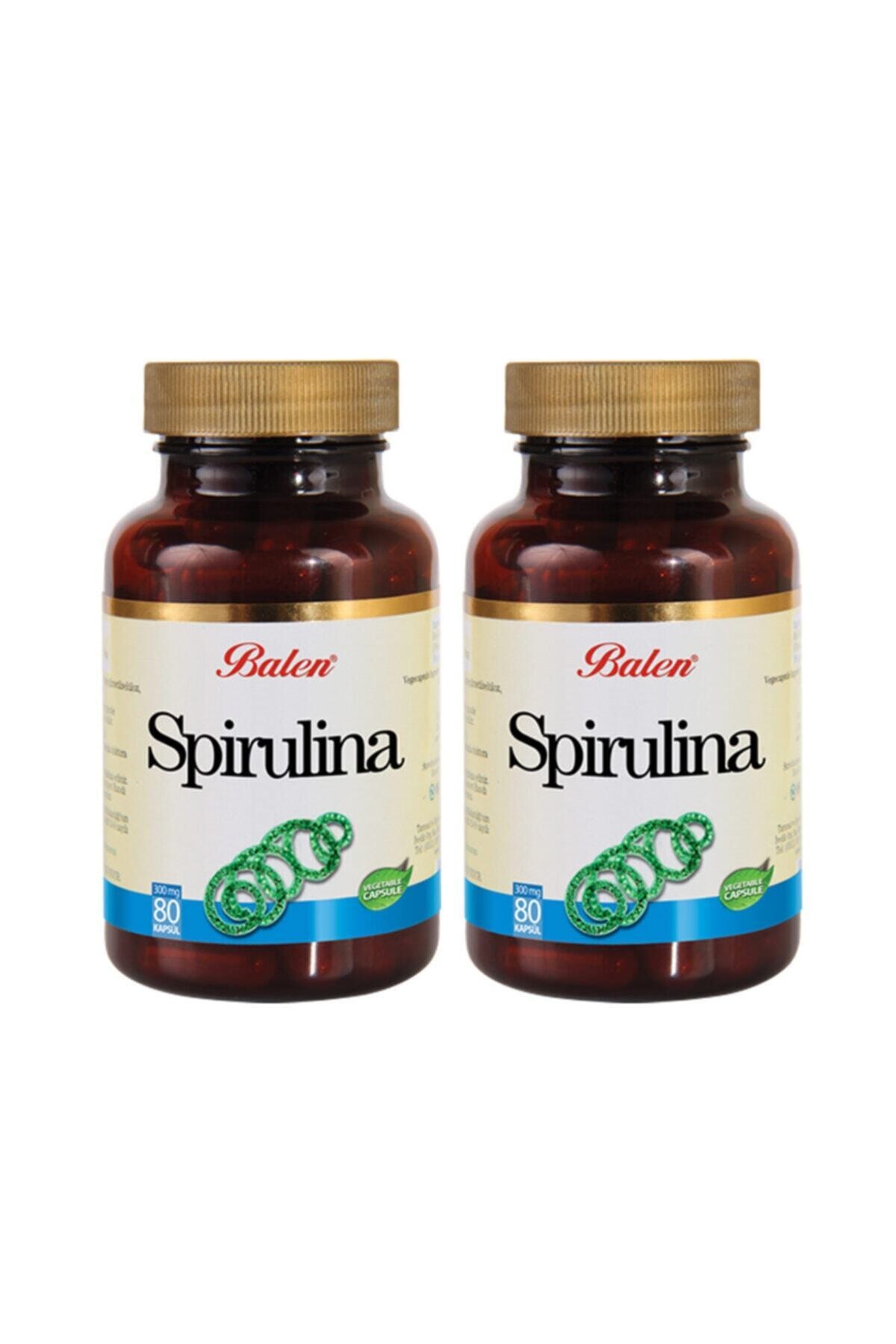 Balen Spirulina Mavi-yeşil Alg 80 Kapsül X 2 Adet