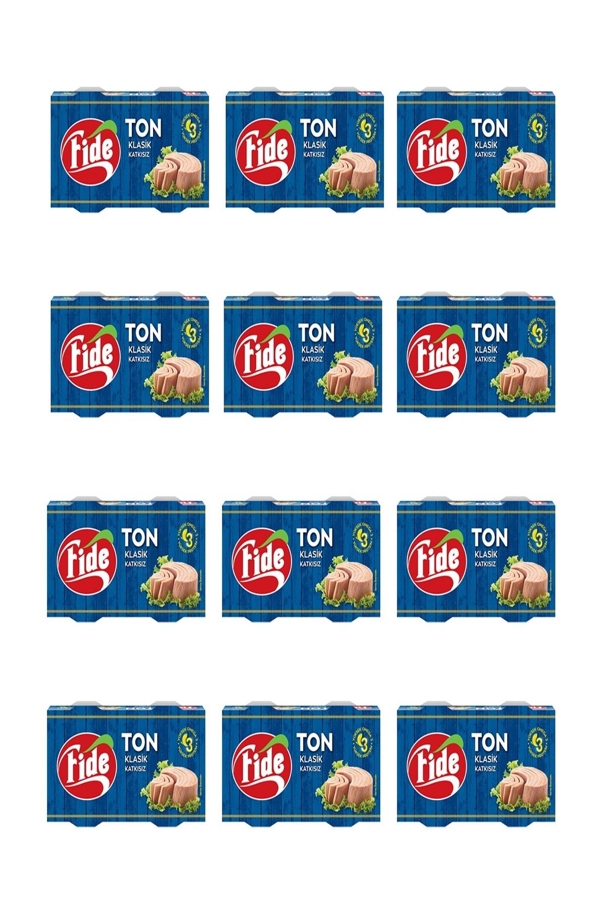 FİDE Klasik Bütün Dilim Ton Balığı 24 X 160 Gr