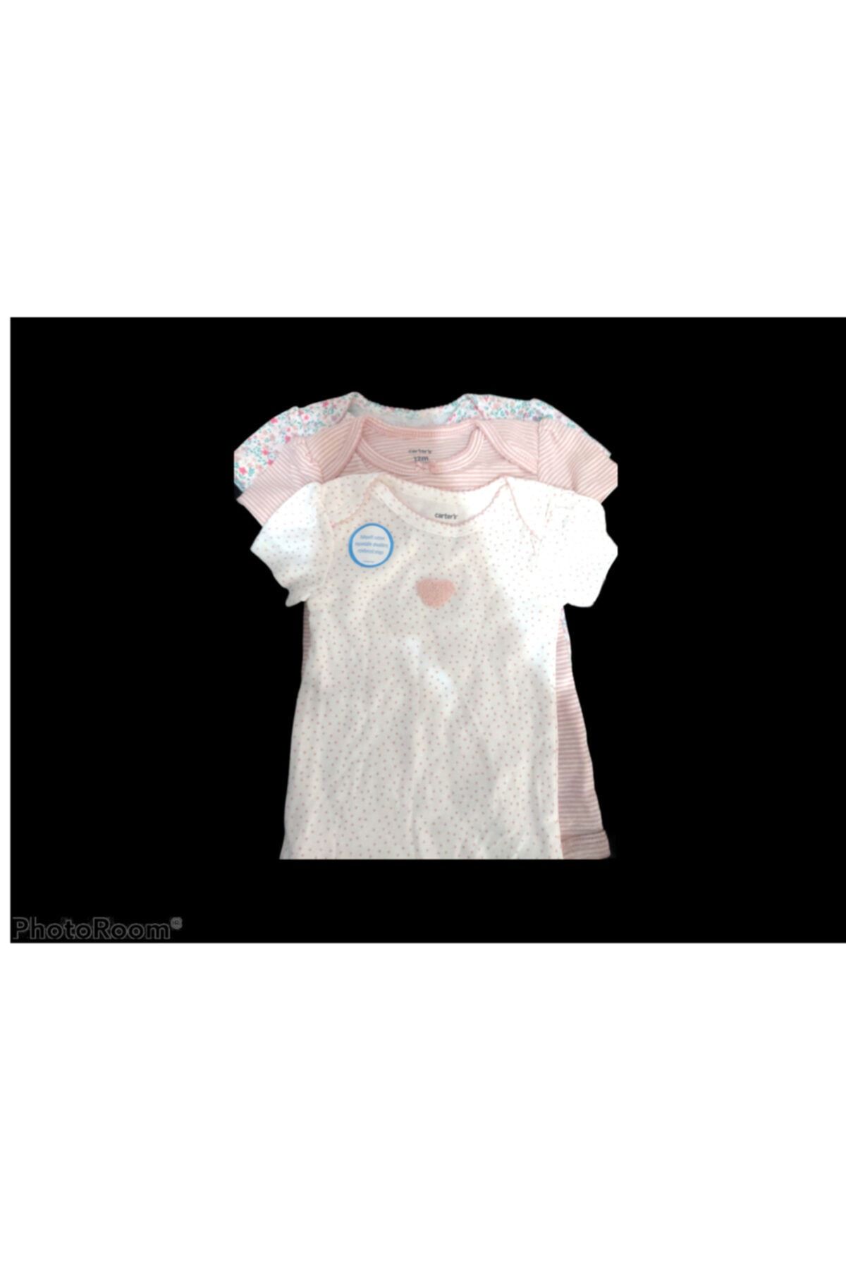 Carter's Kız Bebek 3'lü Body