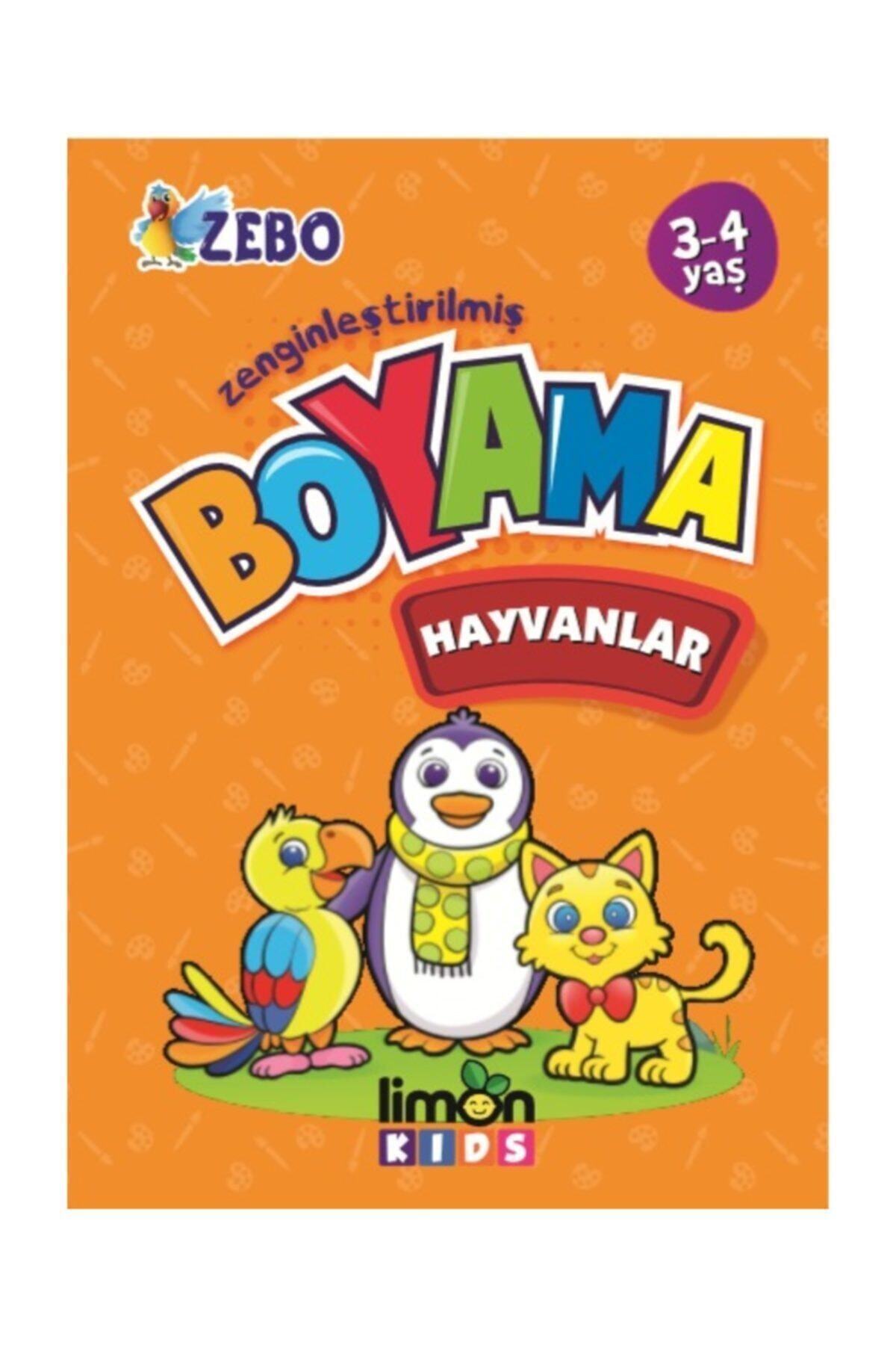 Limonkids Zenginleştirilmiş Ince Boyama Hayvanlar 3-4 Yaş