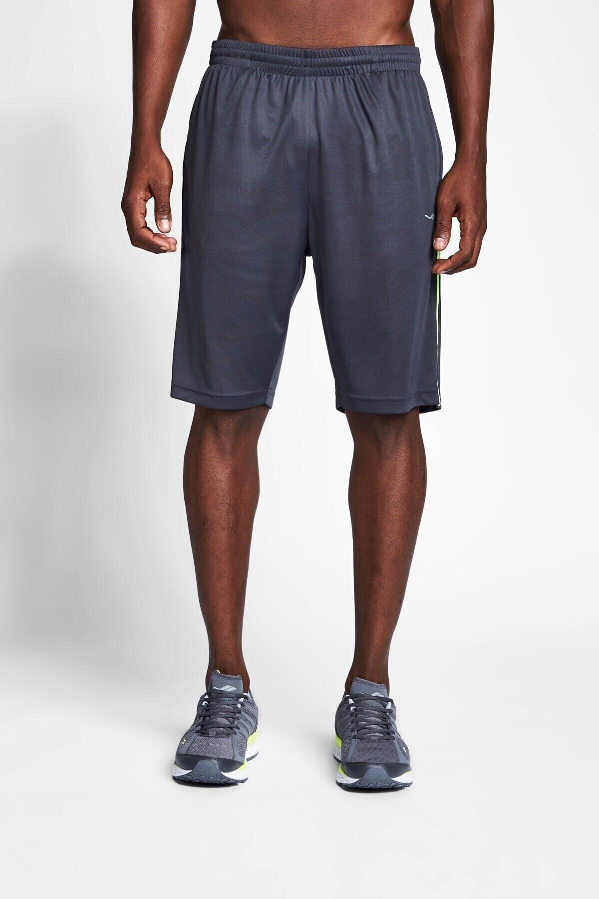 Lescon 20s-1224 Şort Antrasit Antrasit Neon Yeşil