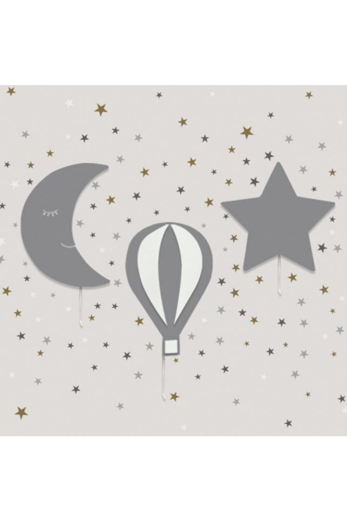 Tinybabyconcept 1 Aydede 1 Yıldız 1 Balon Set 3'lü