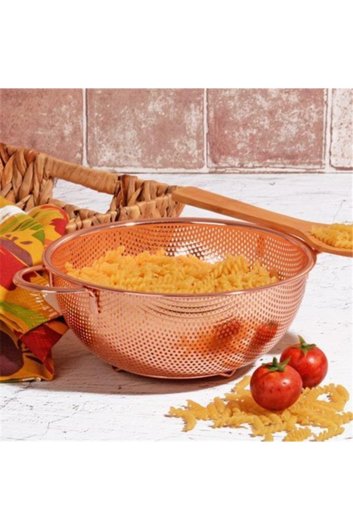 AROW Makarna Süzgeci Bakır