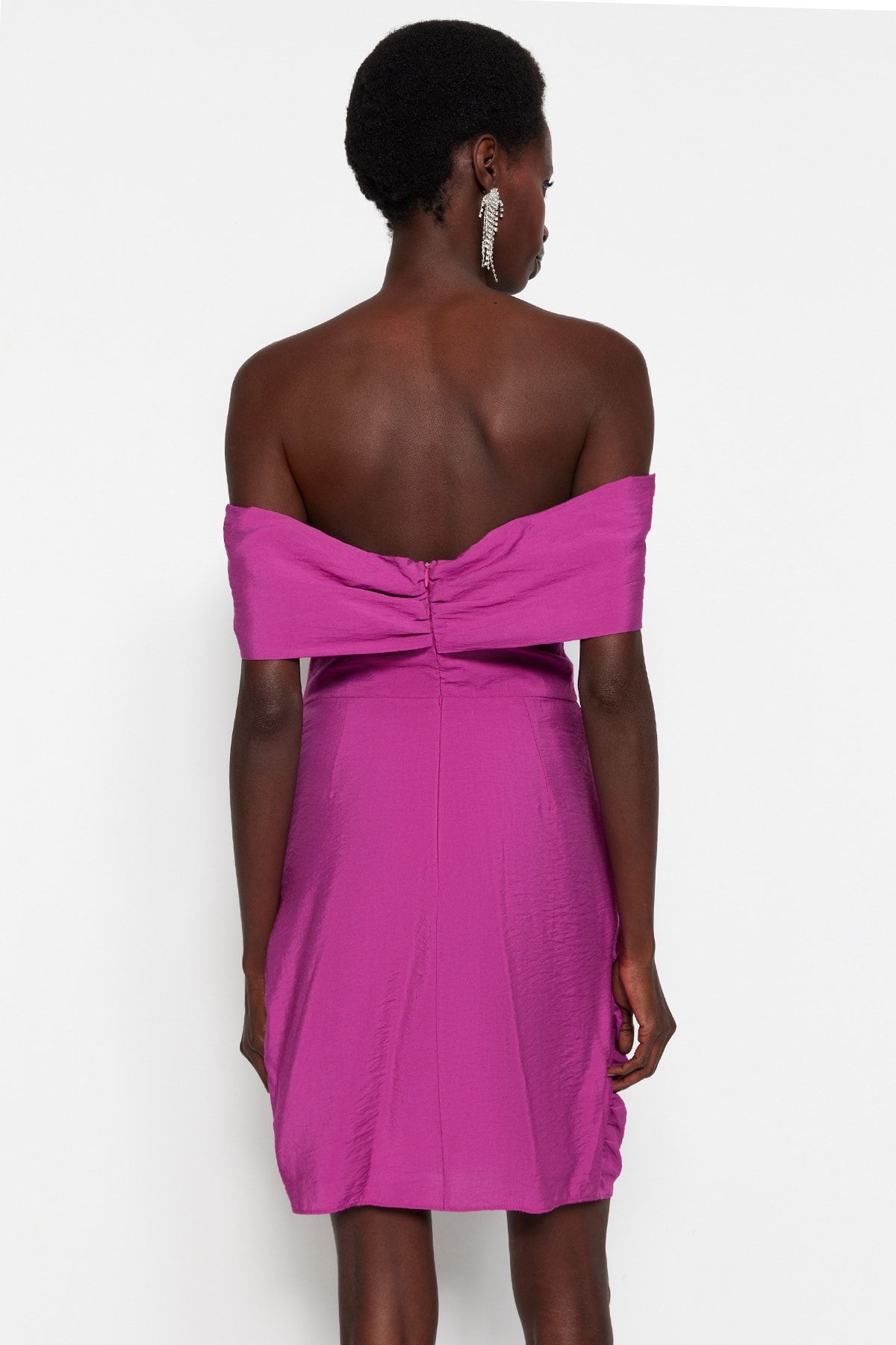 Trendyol Collection Dress - Pink - Wrapover - Trendyol