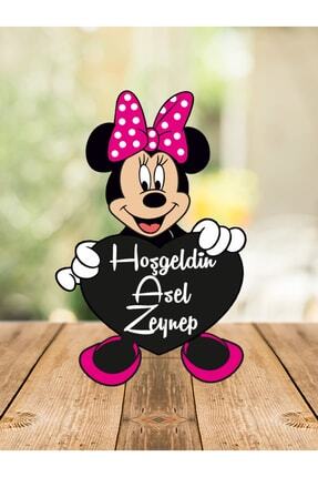 -bebek Çocuk Resimli Doğum Günü Ahşap Magnet Mıknatıslı Minnie Mouse 20li Atolye_melek Image 0