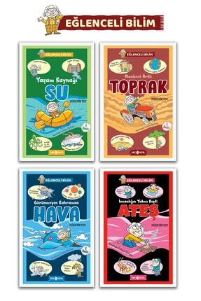 Eğlenceli Bilim Serisi 4 Kitap Toprak- Hava -su - Ateş Hüseyin Ateş Image 0