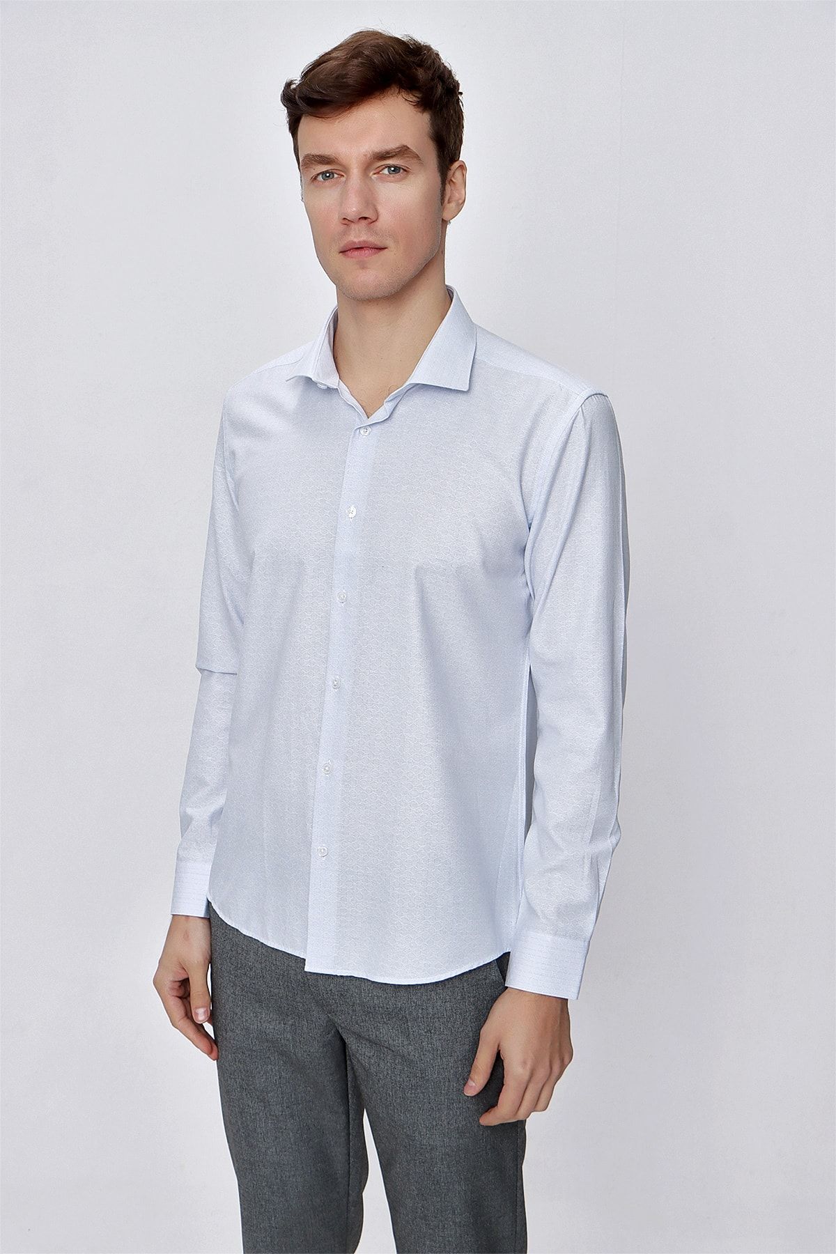 Pocketless shop formal shirts