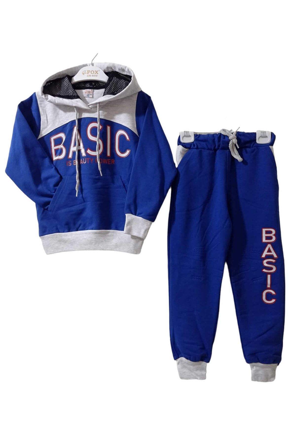Fox Life Kids Hooded Lycra Combed Cotton Kids Tracksuit Set Trendyol