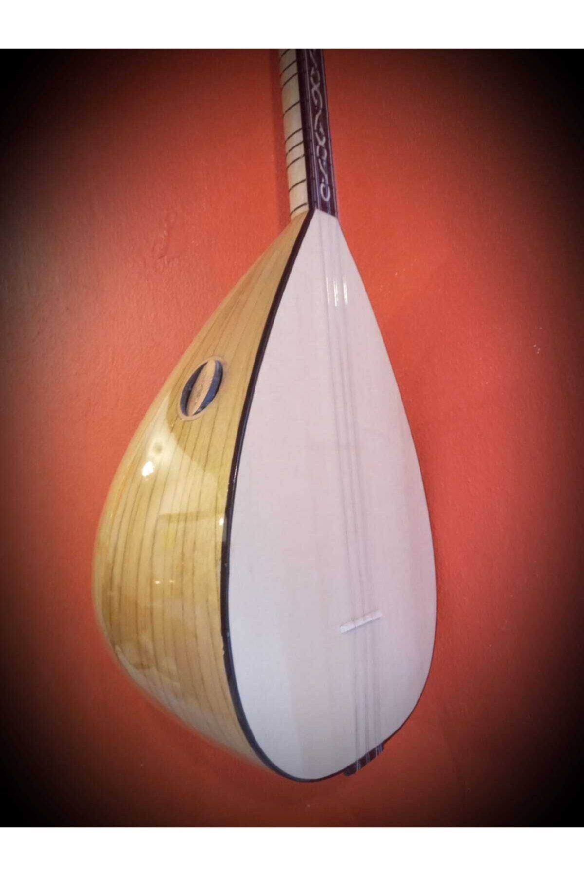 SAZ Kısa Sap Gitar Burgulu Yaprak Dut Profesyonel Bağlama