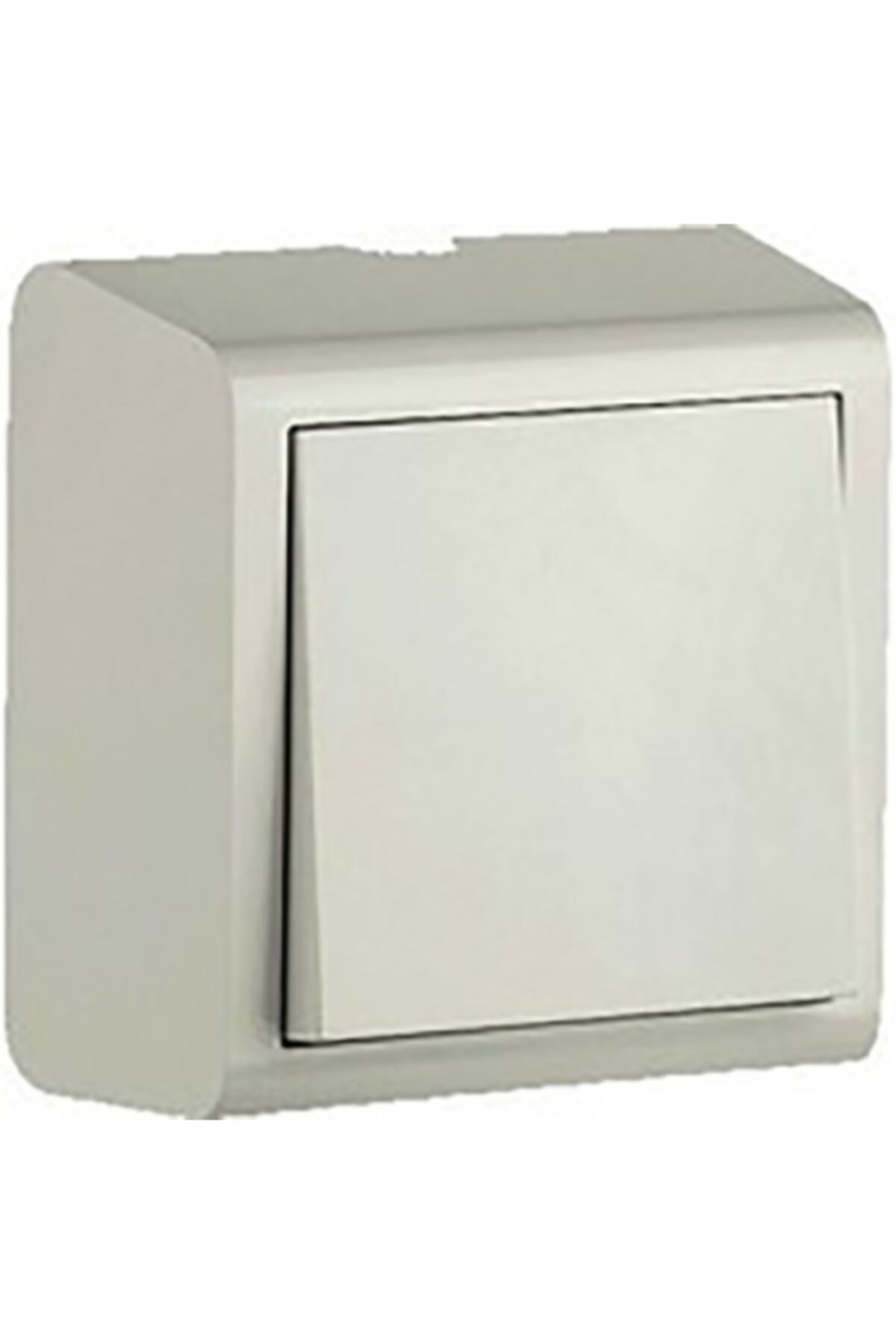 OVİVO Beyaz Sıva Üstü Anahtar