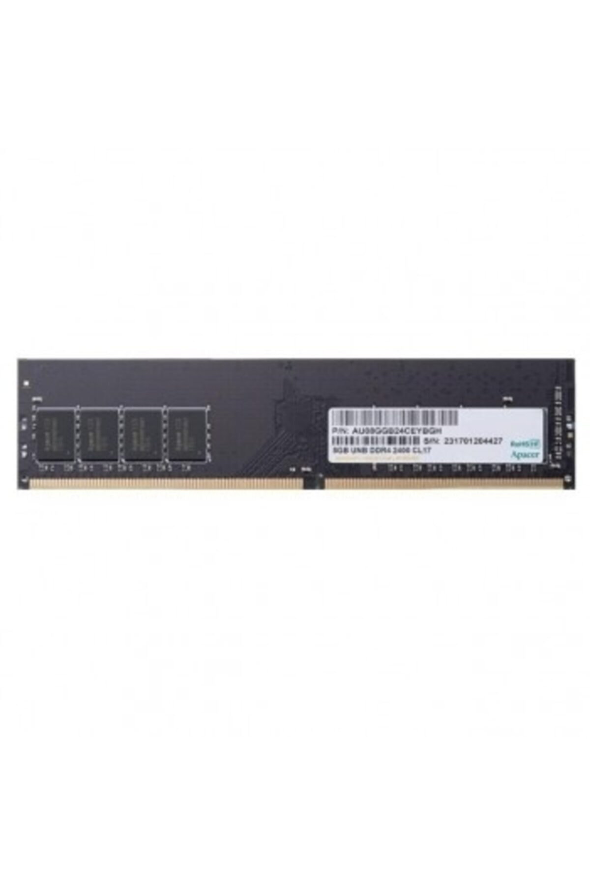 Apacer 8gb (1x8gb) Ddr4 2666mhz Cl19 Ram (bellek)