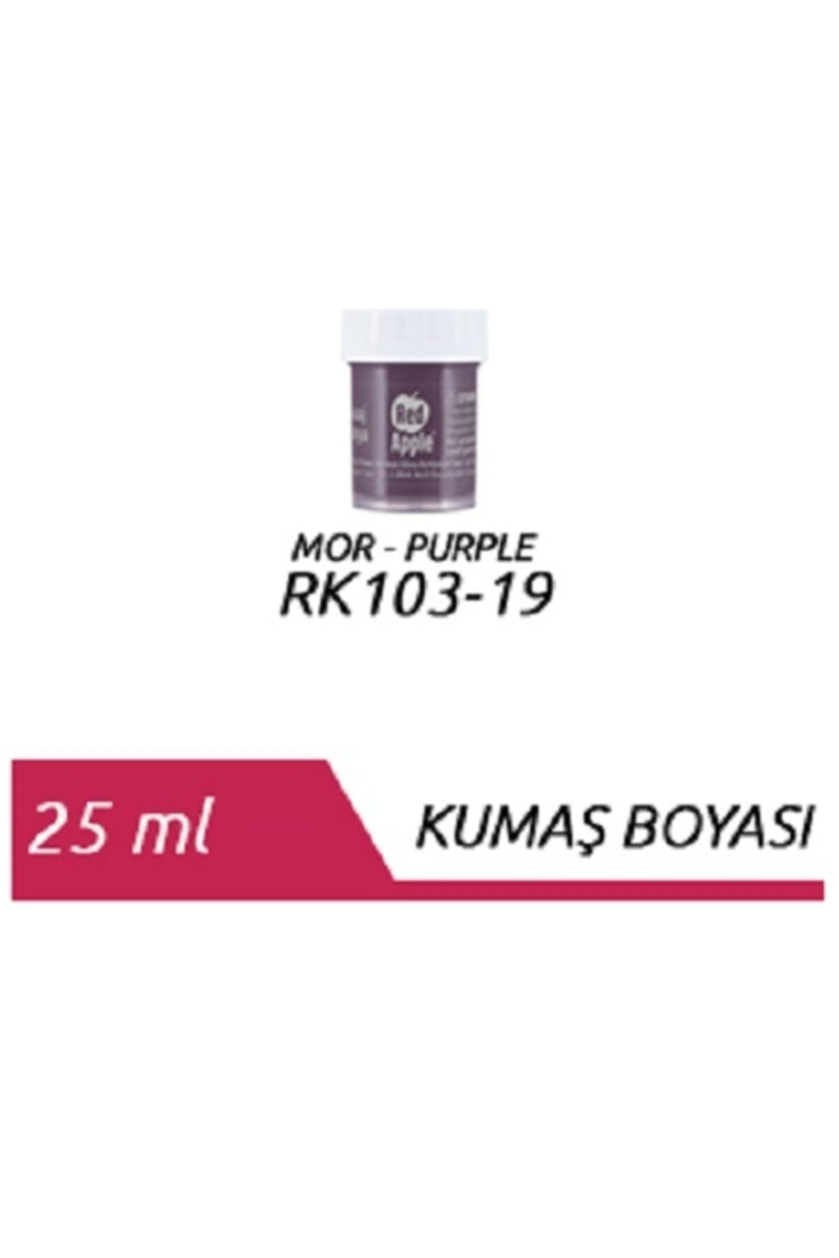 Red Apple Kumaş Boyası 25 ml. Mor