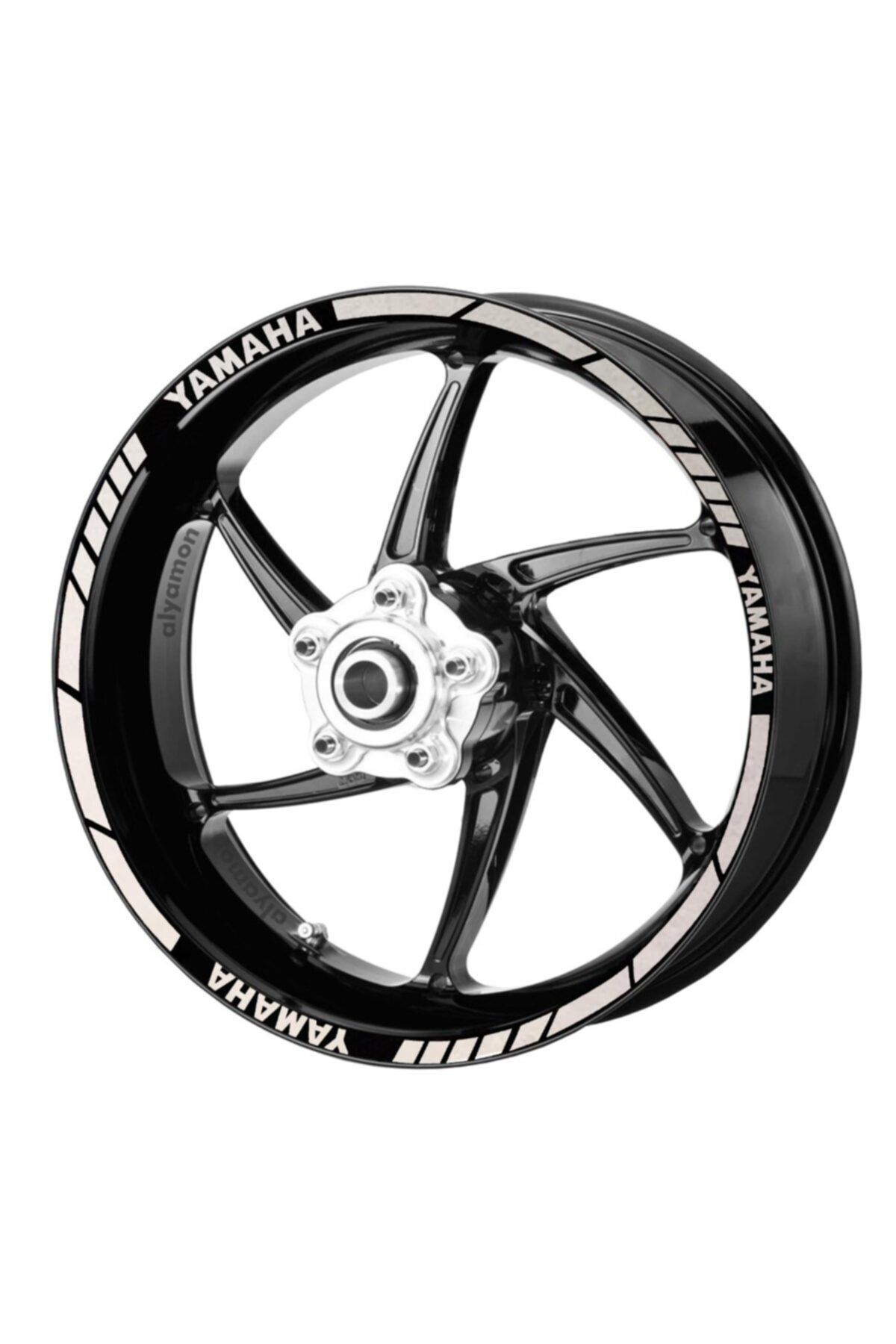 Deeb Yamaha Jant Şeridi Beyaz Beyaz Model X