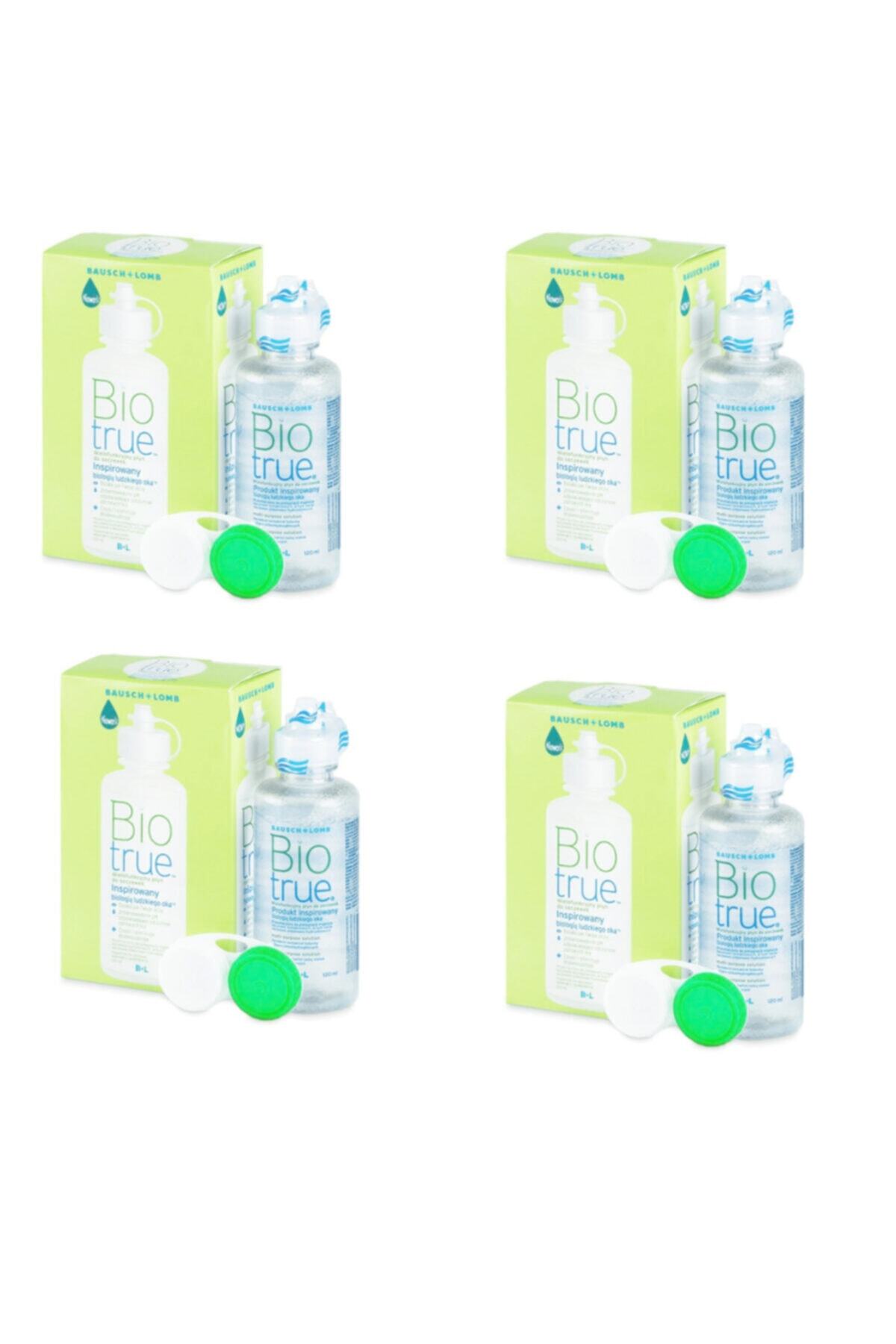 Bausch & Lomb 4 Kutu Bio True 120 Ml. Yumuşak Kontakt Lens Solüsyonu Skt:10/2022