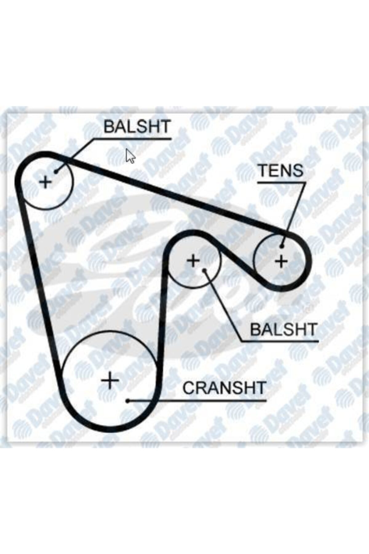 GATES Trıger Kayısı 097x150 Tempra 93-96 Tıpo 1.8 2.0 90-95 Alfa 155 2.0t 92-97 Lancıa Ct833 ####