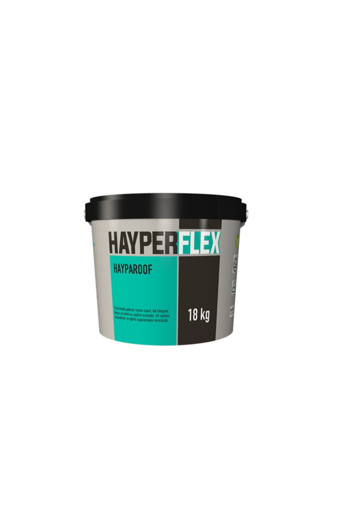 hayperflex Hayper Hayparoof Zemin Su Yalıtım Malzemesi Sert Elastik Polymer Beyaz18 Kg