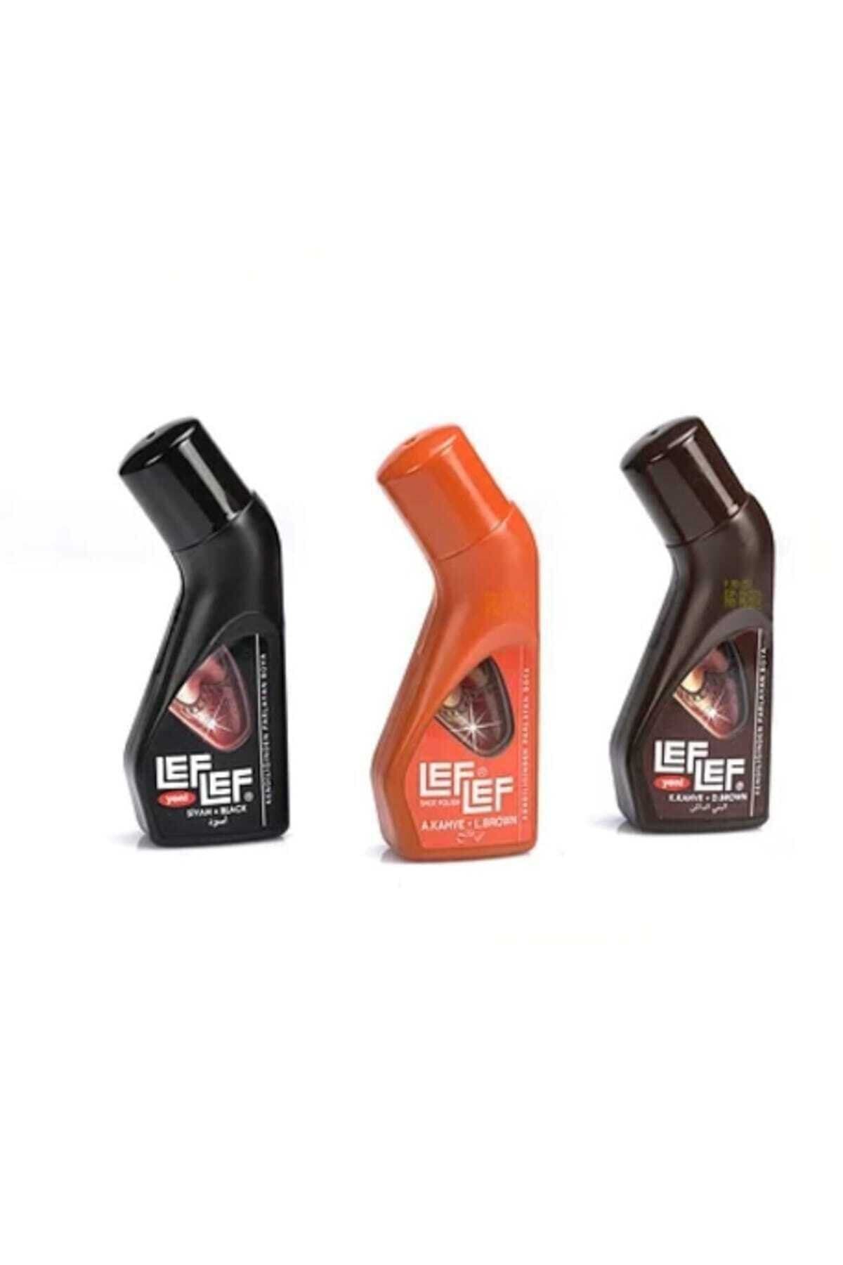 LEFLEF Likit Ayakkabı Boyası 75ml Açık Kahve