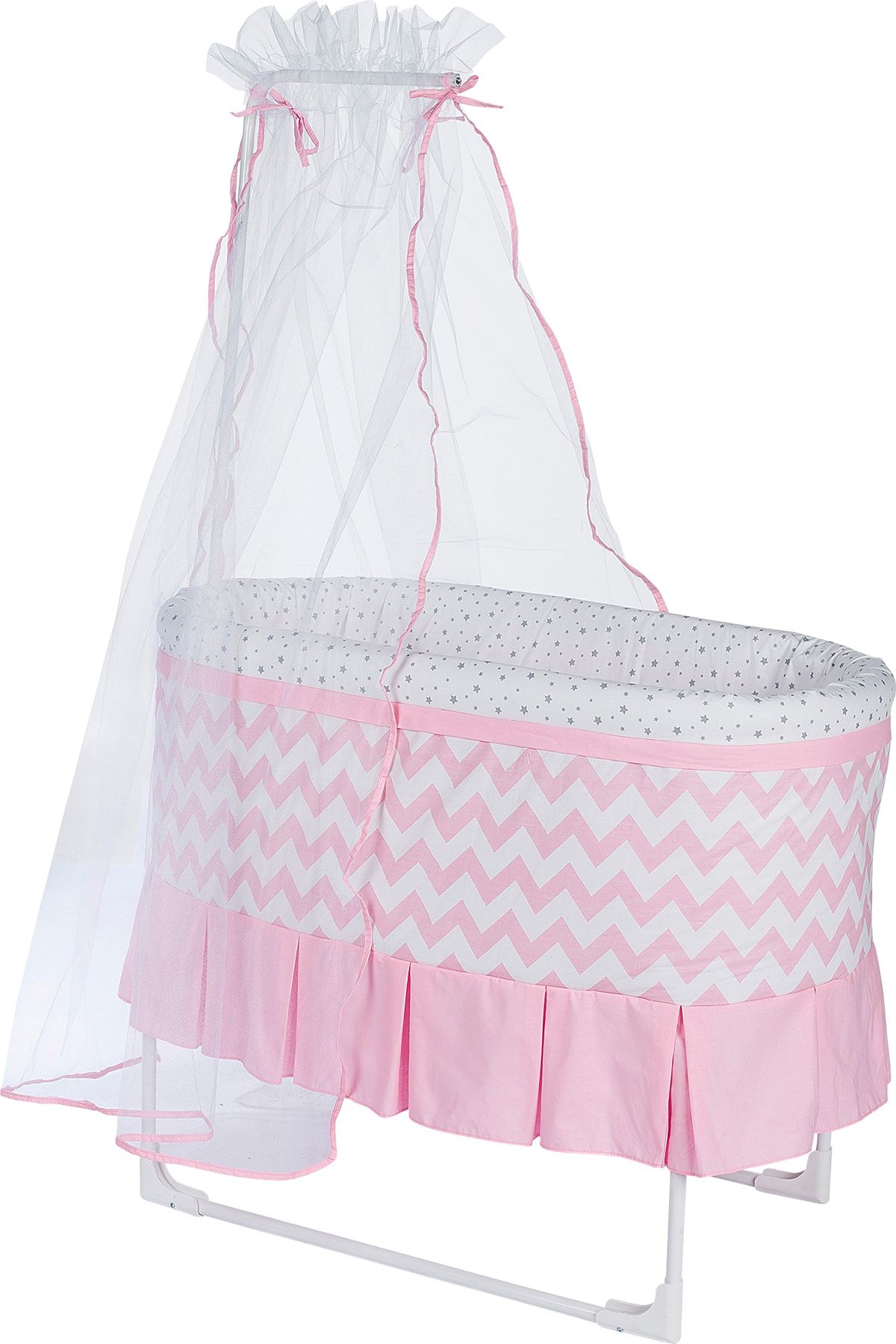Baby Home 506 Ovve Tüllü Sallanır Bebek Sepeti Sepet Beşik