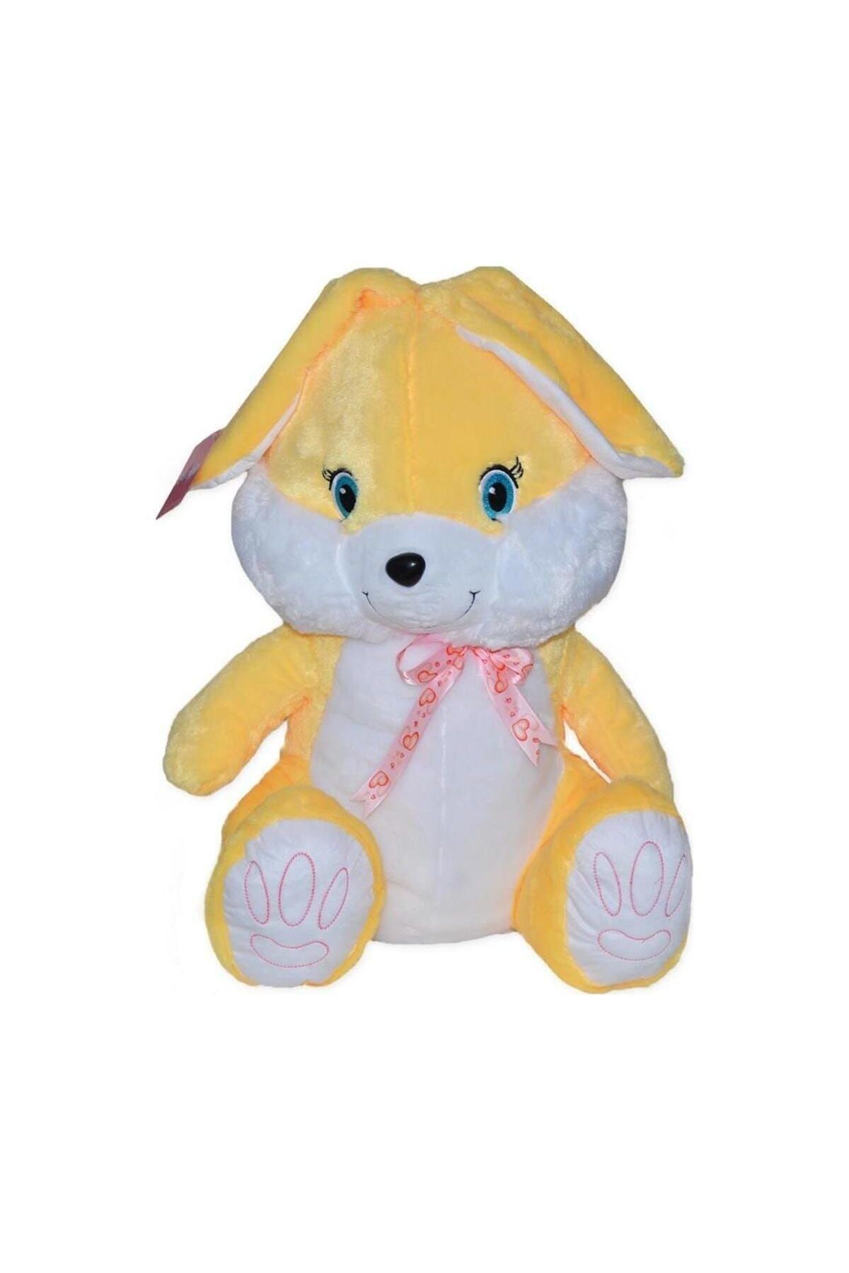 selay oyuncak pelus tavsan 60 cm sari