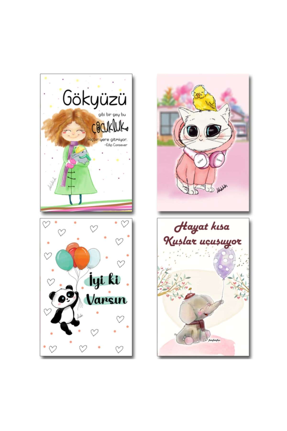 Fatofotofan Buzdolabı Magneti 4'lü Set