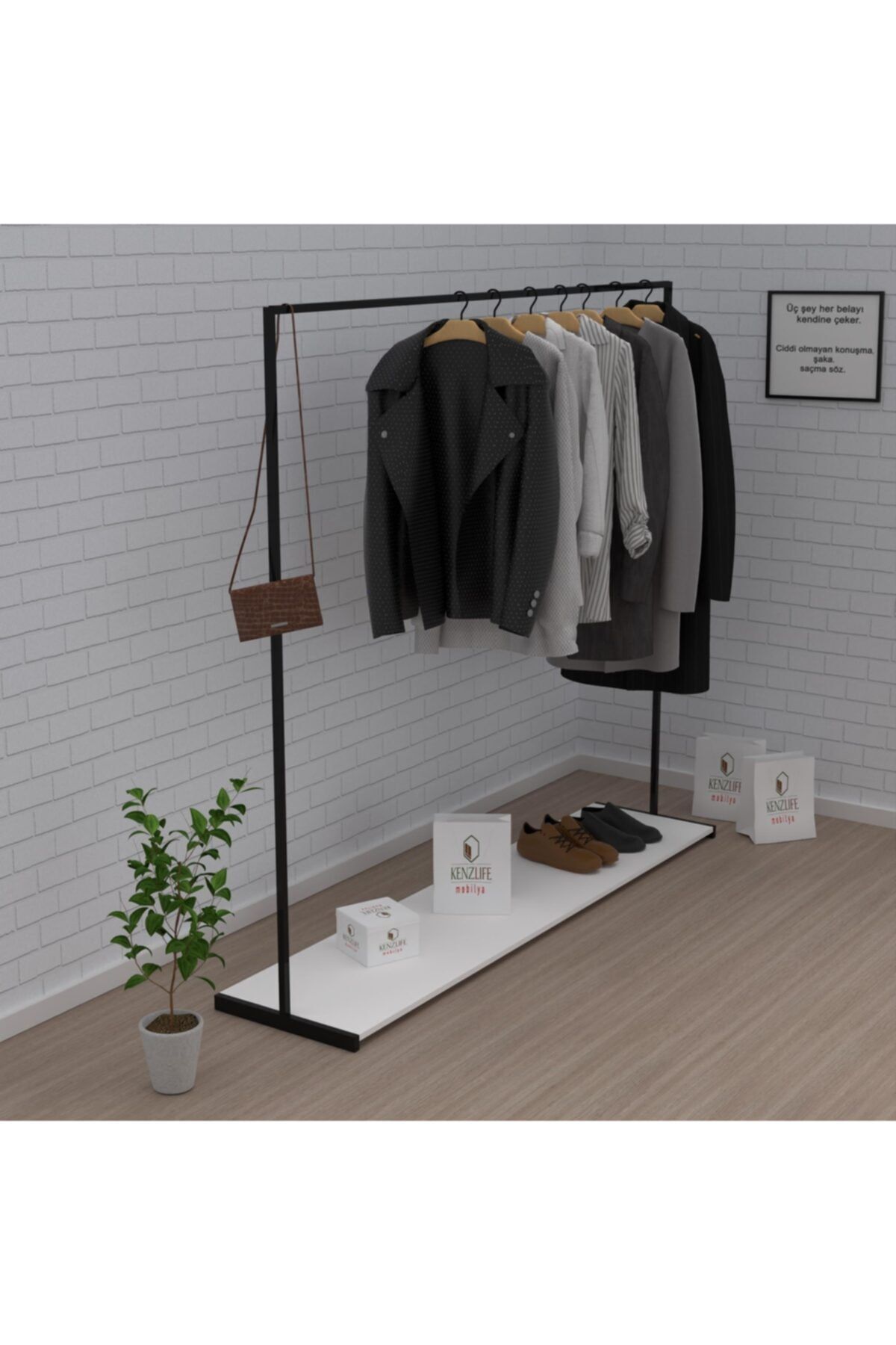 Kenzlife Larose askılık elbise askısı bebek byz-syh konfeksiyon dolabı