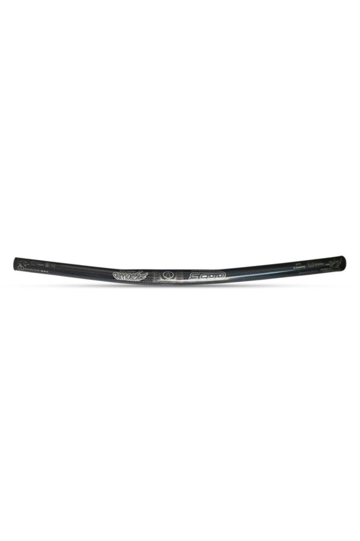 Amoeba Scud Hb-m110 Karbon Flat/düz Gidon 25.4/580mm 115gr