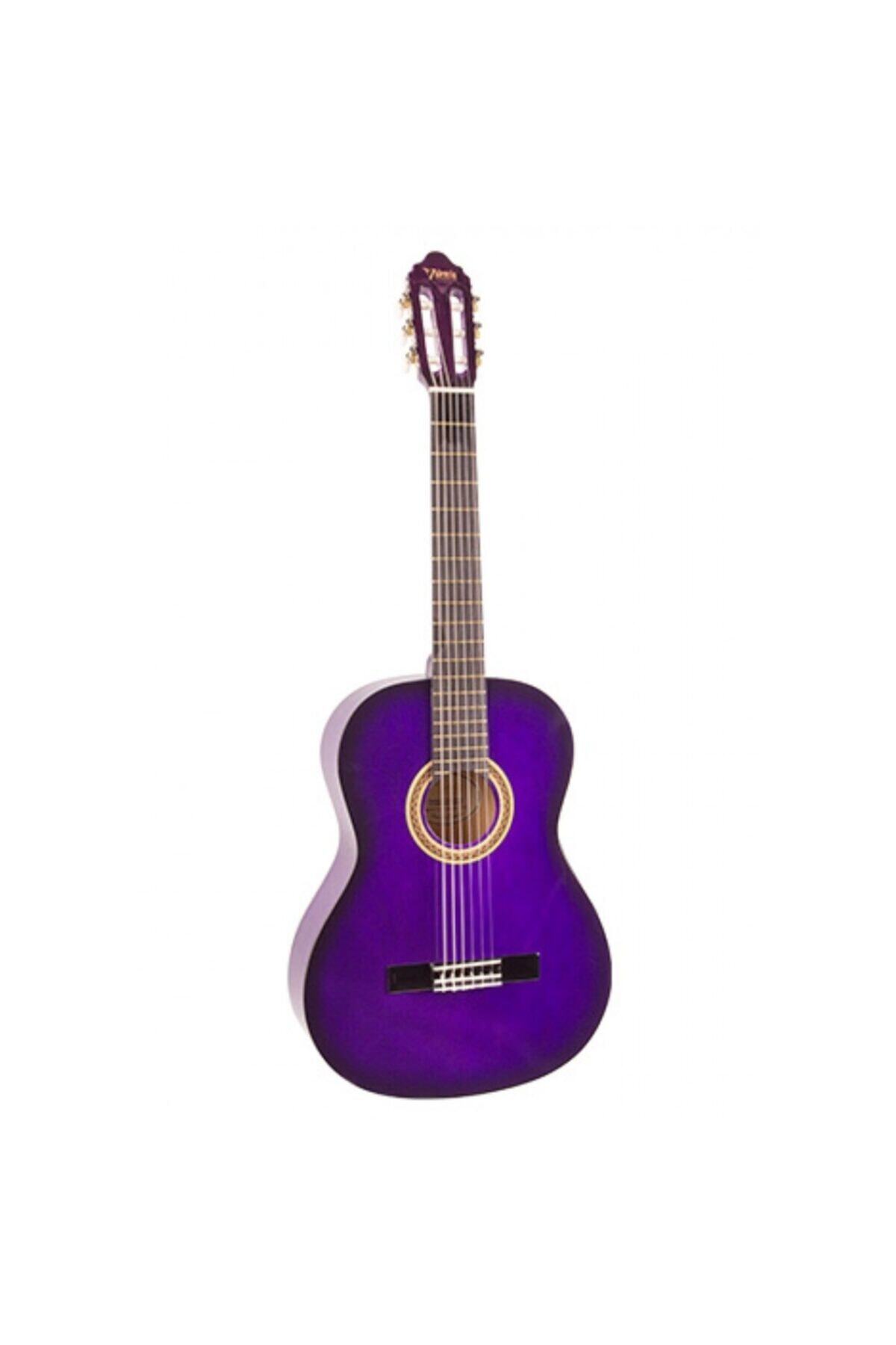 VALENCIA Vc104pps Klasik Gitar 4/4 (mor Sunburst)