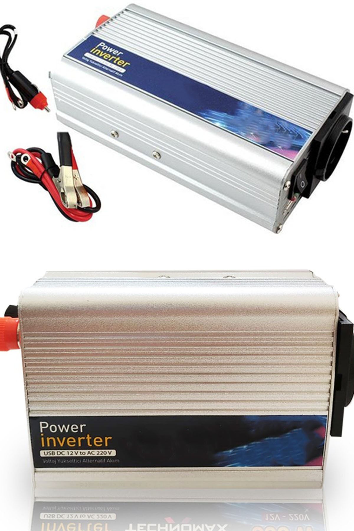 Mobee Technomax Inverter 1200 W Usb Soketli  Dc 12.v-220.v 1410