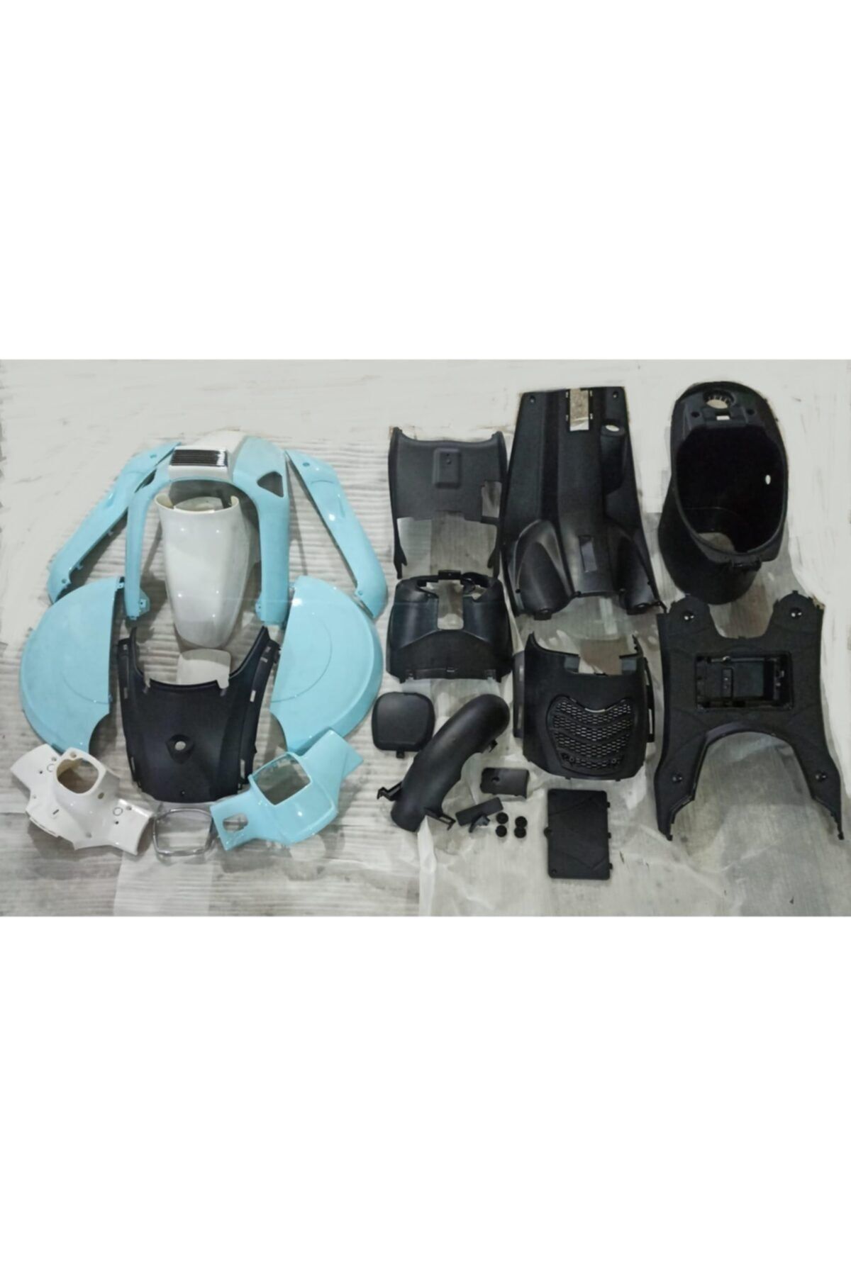 Mondial Scooter Revival 50 Kaporta Turkuaz Mavi 25 Parça Set