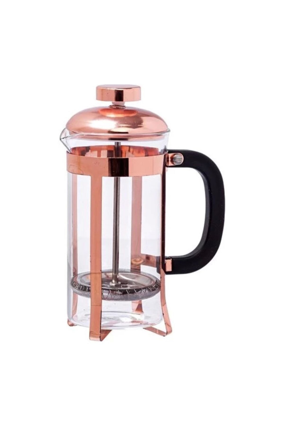 Mitra Bitki Çayı Demleme French Press 600 ml. Bakır