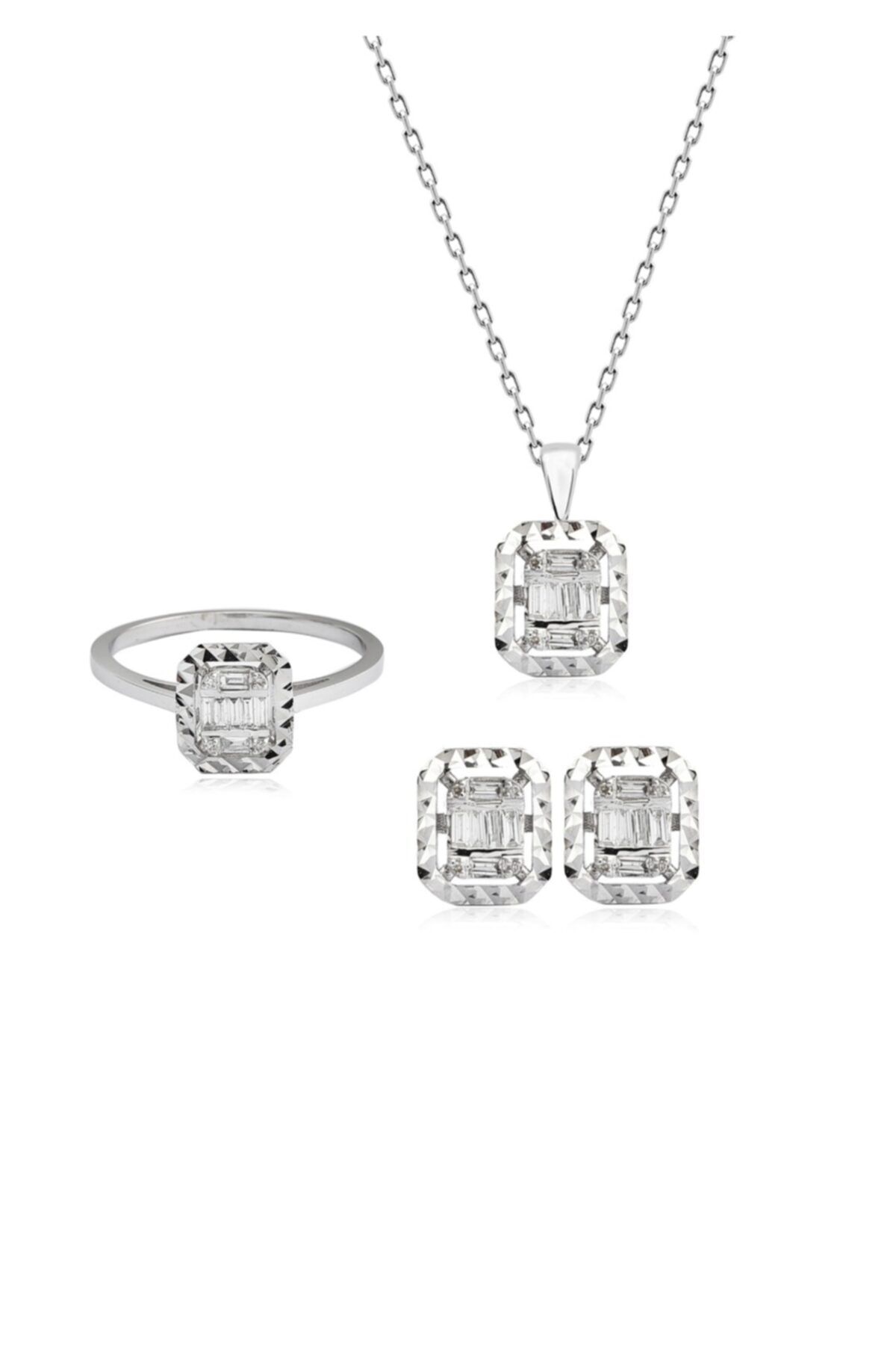 BLUE MOON DIAMOND Pırlanta Baget Set