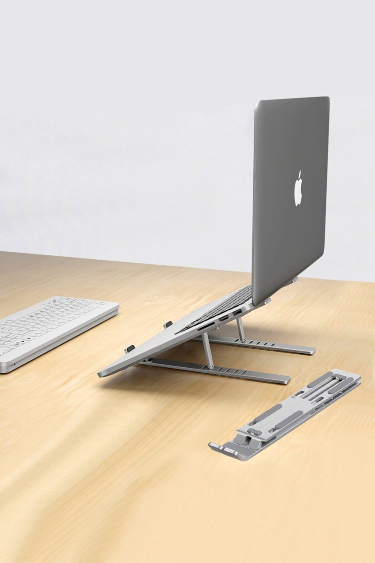 Premium Ticaret Aliminyum Ayarlı Laptop Macbook Notebook Yükseltici Tutucu