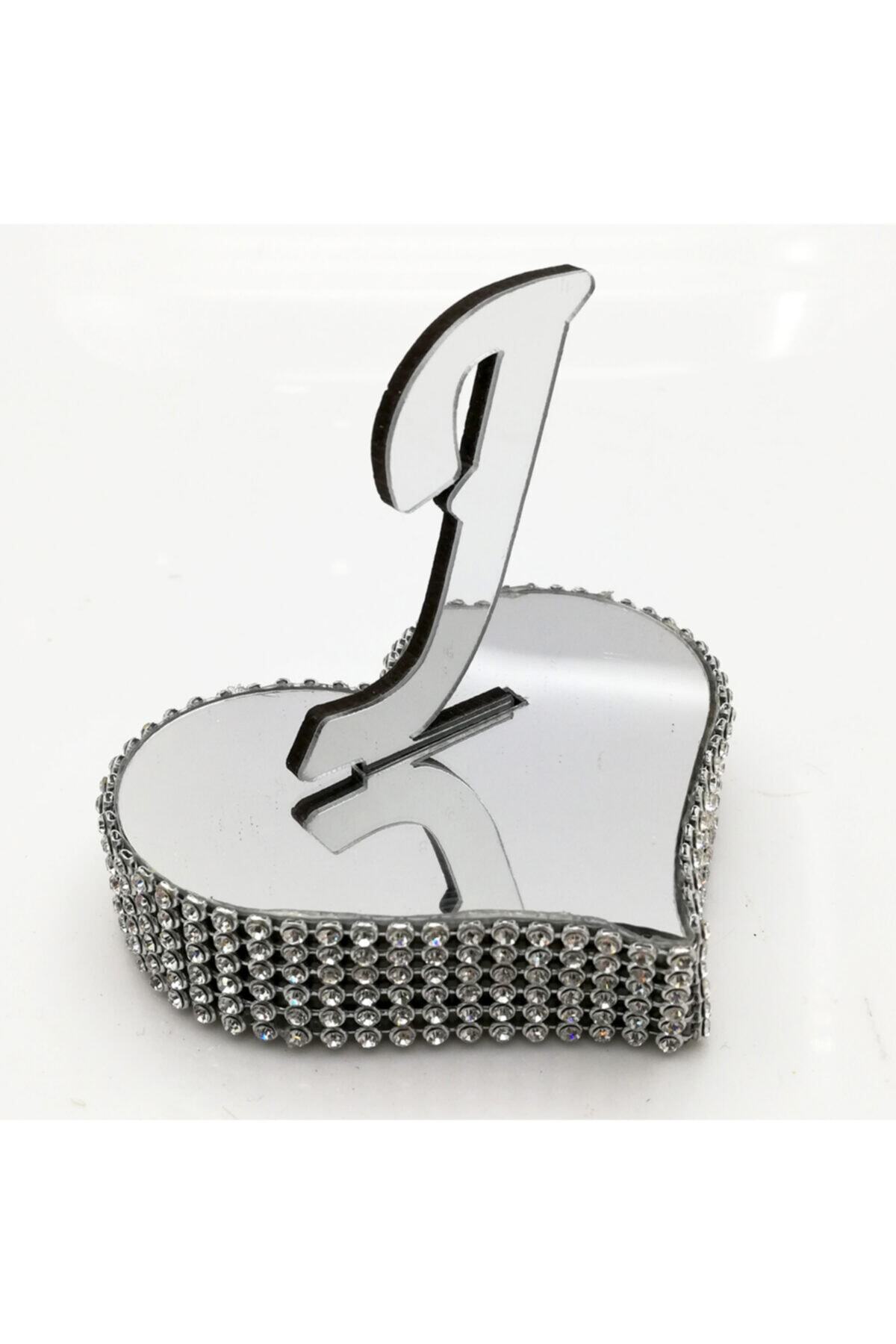 Lora Davet Söz Nişan Tepsisi Harfli Yüzük Yükselticisi J gümüş